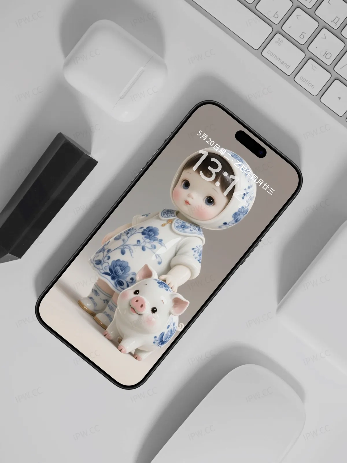 陶瓷娃娃和小猪手机高清静态壁纸#20250728172800 00ed9a32e21f613