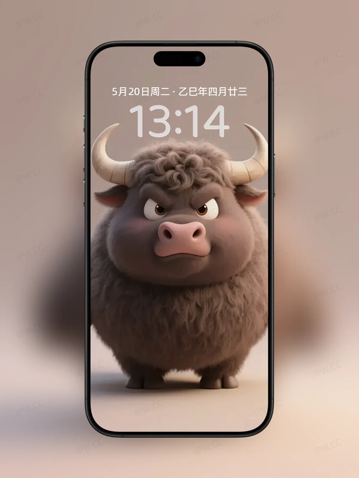 生气的牛牛手机高清静态壁纸#20250730141249 049d7ed53f18325