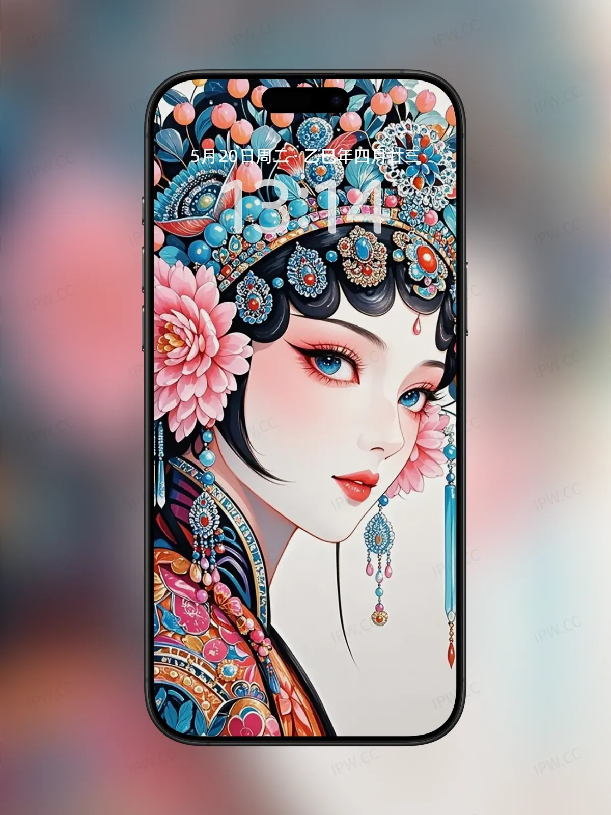 京剧女头像手机高清静态壁纸#20250730140917