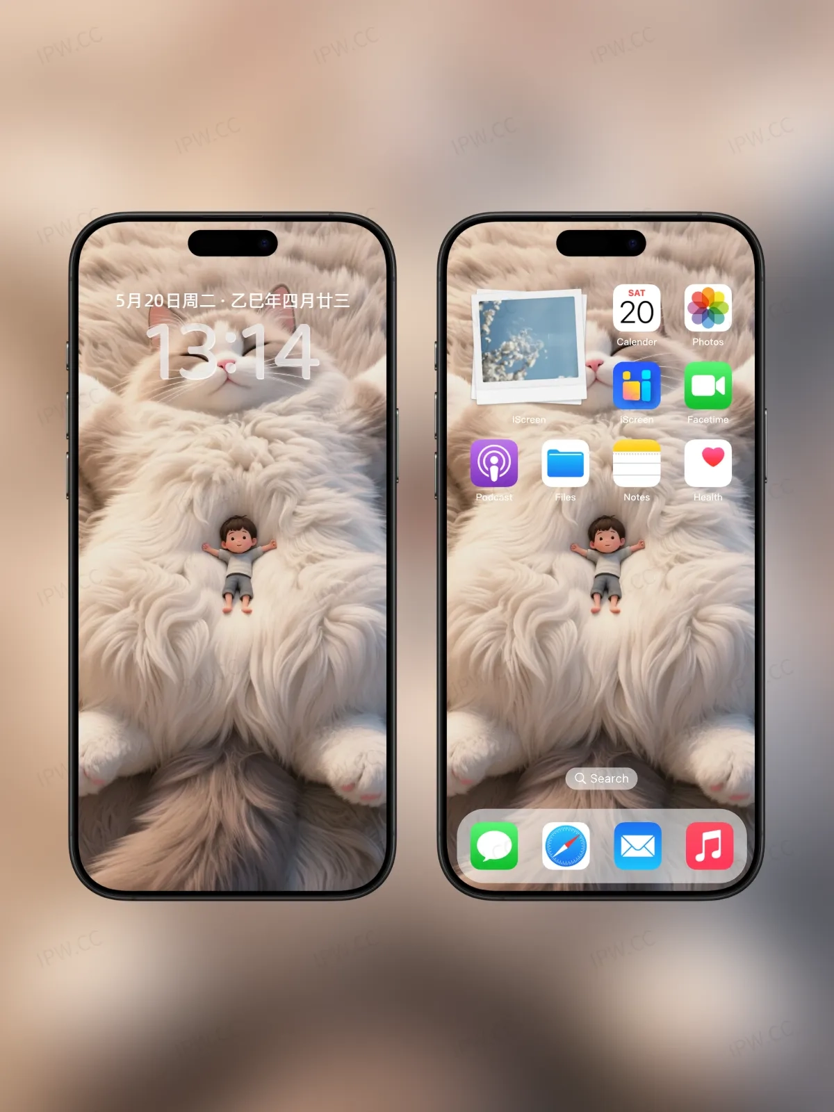 男孩躺在猫身上手机高清静态壁纸#20250728165531 07401fd5f352089