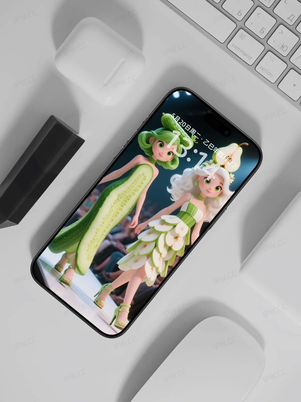 爱莎公主水果系列手机高清静态壁纸#20250728163929 0798ec8f5e12689