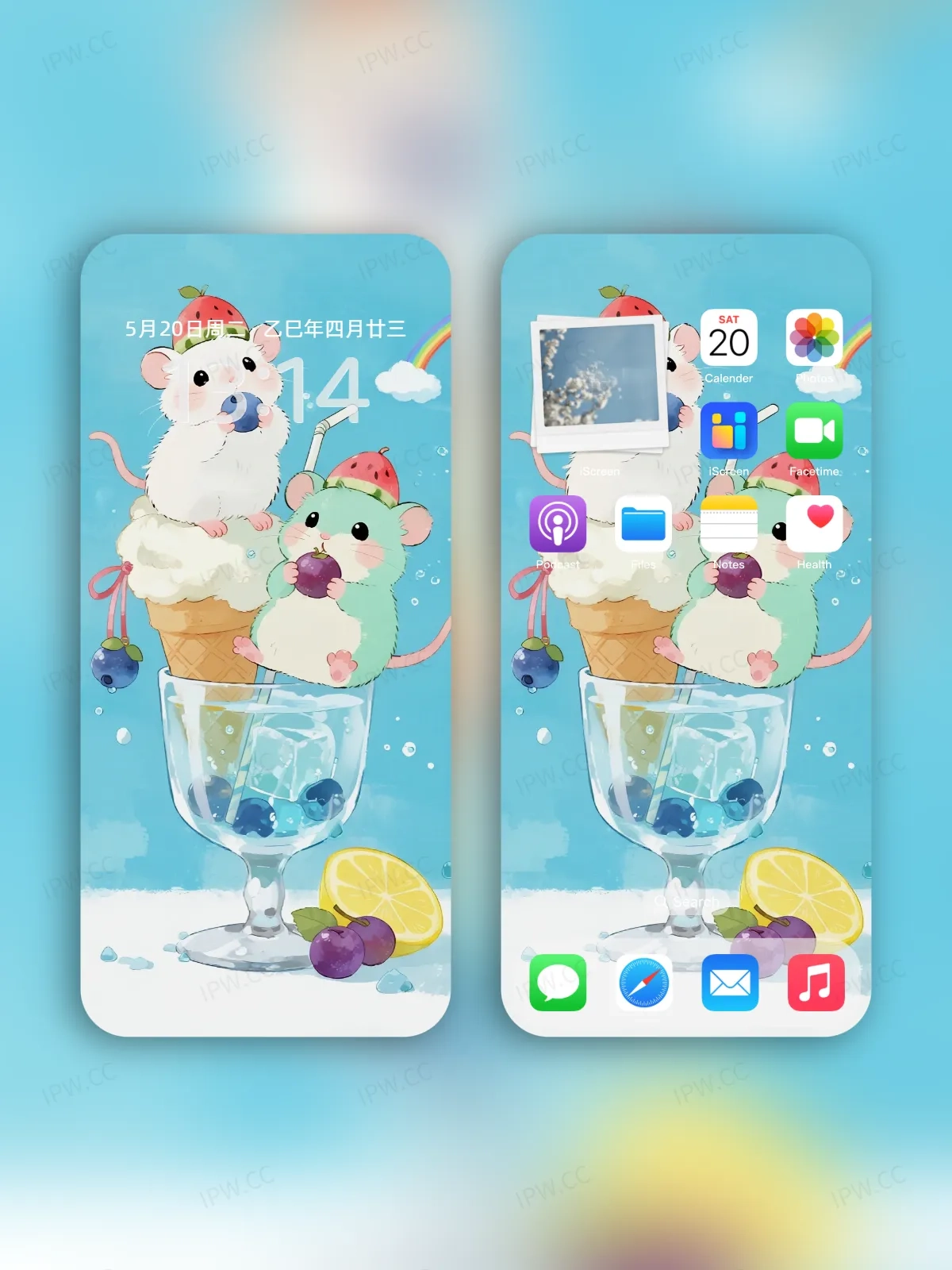 老鼠甜筒酒杯手机高清静态壁纸#20250728172008 0840022cdfb6377