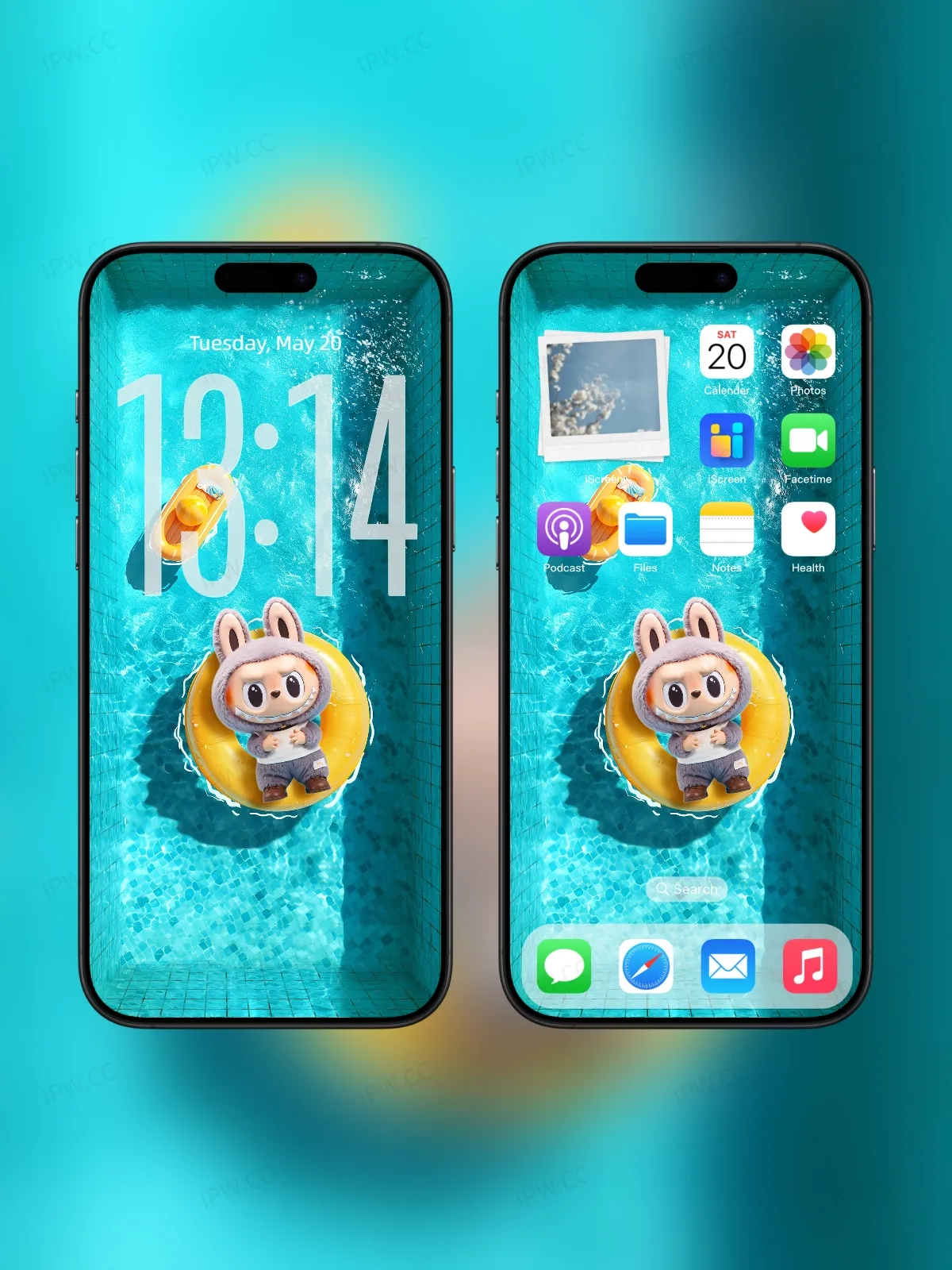 拉布布游泳池手机高清动态静态壁纸#20250725134305 084646c490d6129