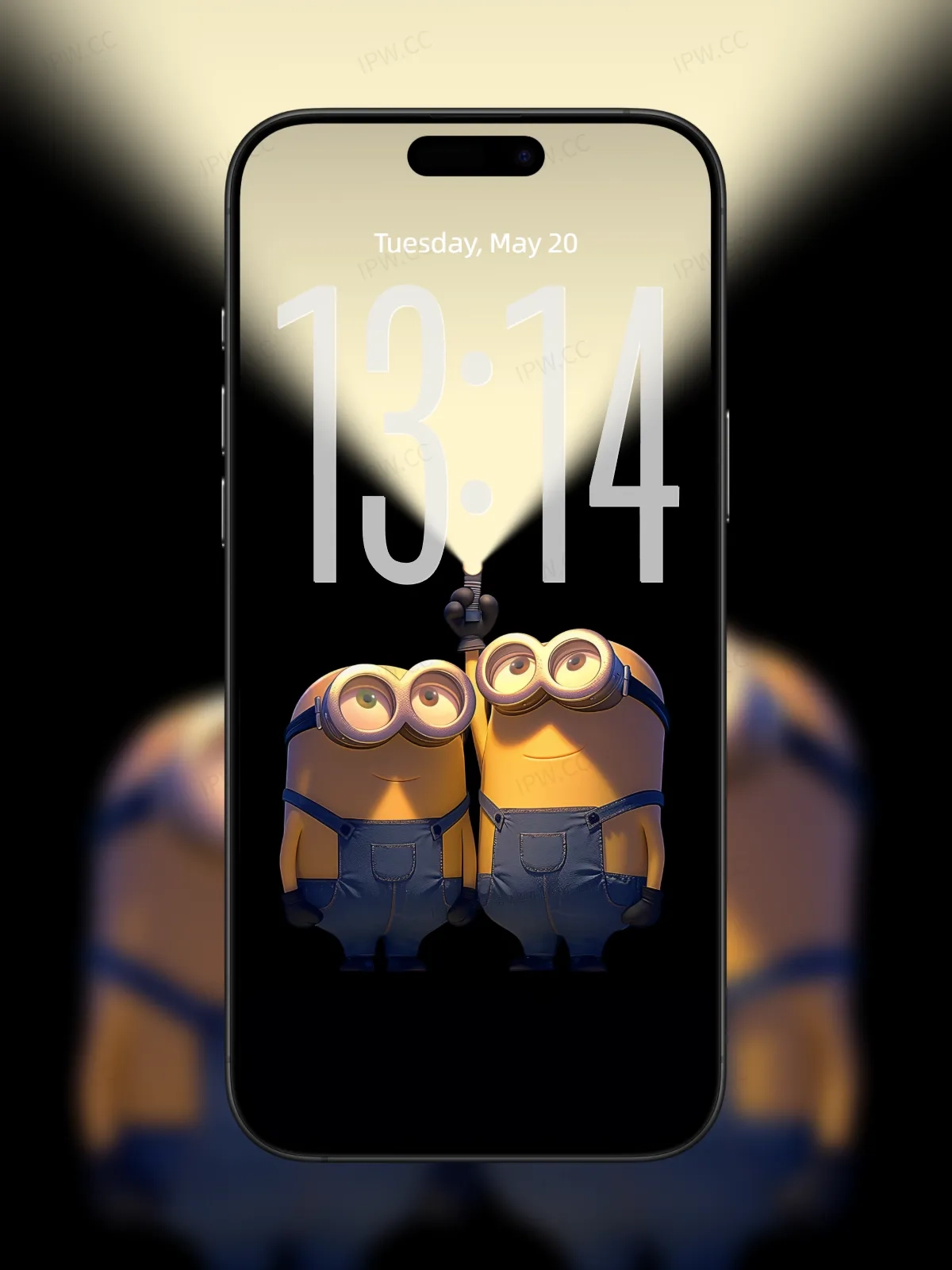 小黄人开灯壁纸高清苹果手机实况壁纸