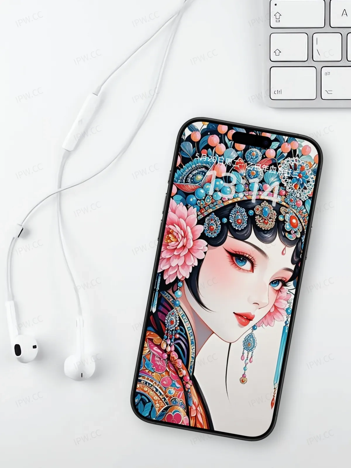 京剧女头像手机高清静态壁纸#20250730140917 0e5e2d10adb6f41