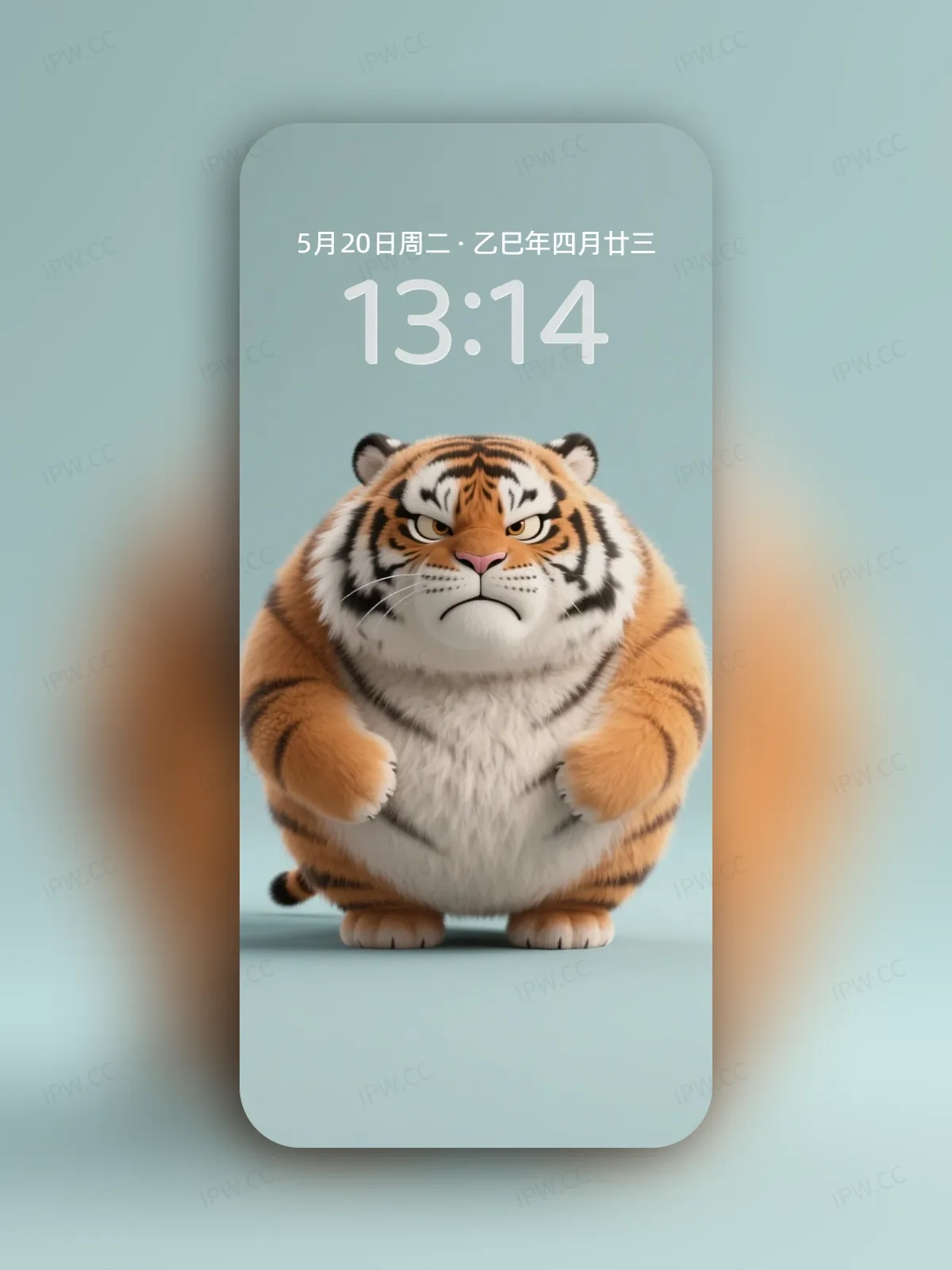 胖老虎手机高清静态壁纸#20250728165216 0e621641ba9fdbb