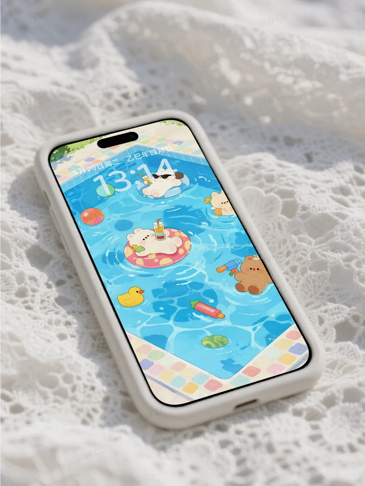 泳池里小狗手机高清静态壁纸#20250728172536 1034d460fb0a6a4
