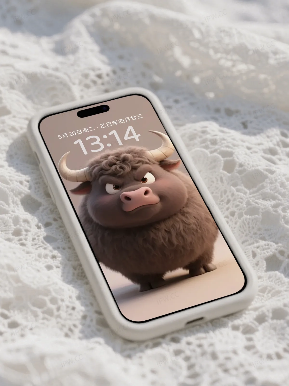 生气的牛牛手机高清静态壁纸#20250730141249 1338d9b8dc23f87