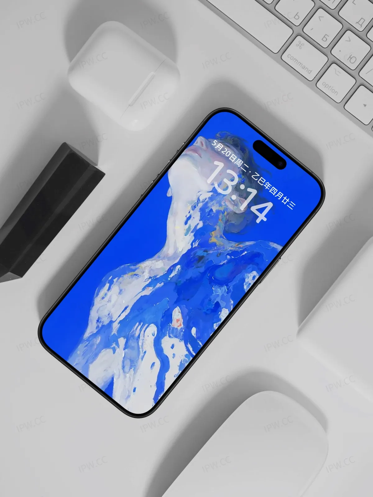 蓝色男人手机高清静态壁纸#20250730140954 141bb9a315b2304