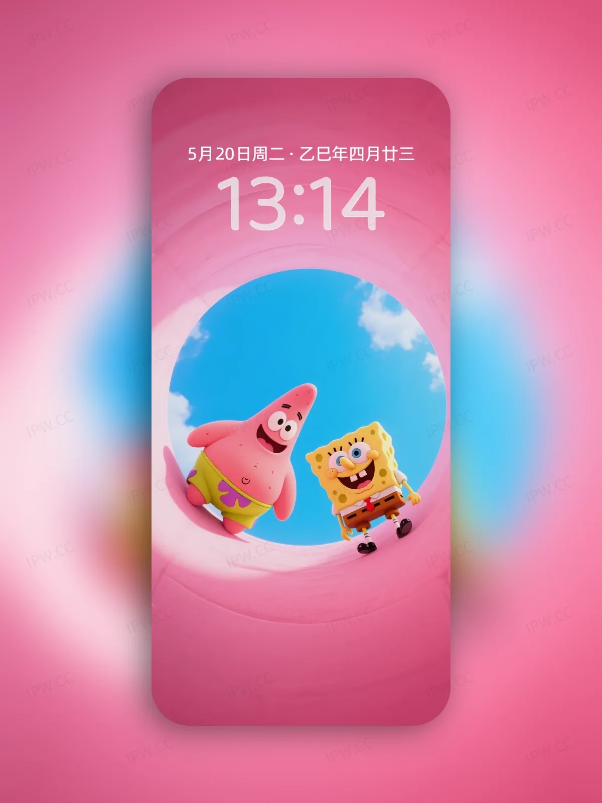 海绵宝宝与派大星手机高清静态壁纸#20250728171029 146c3238381fb70