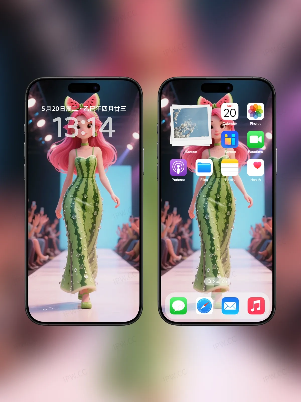 爱莎公主水果系列手机高清静态壁纸#20250728164947 172cde8b5eaf148