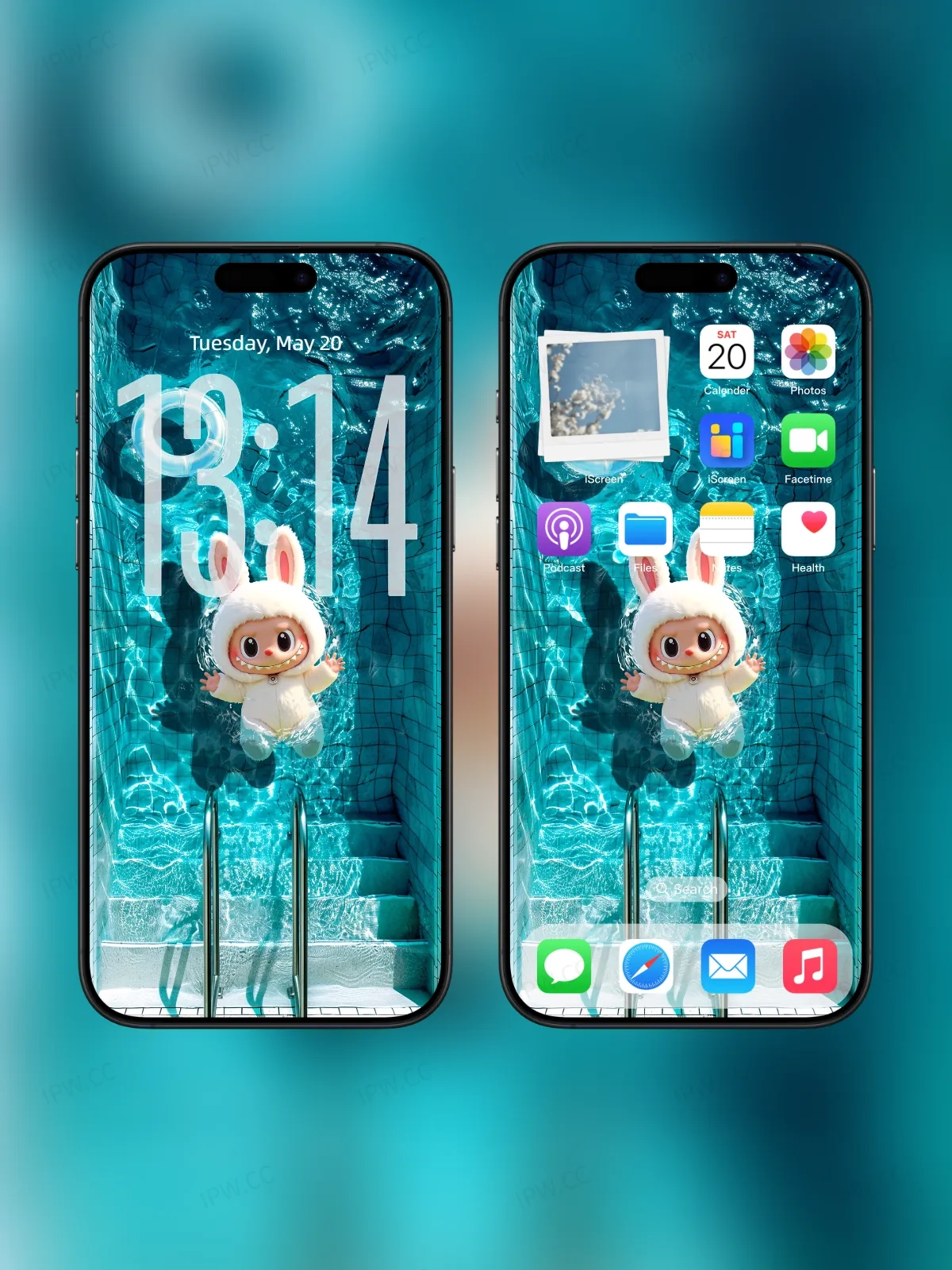 拉布布游泳池手机高清动态静态壁纸#20250725134422 1777dd94546bab6