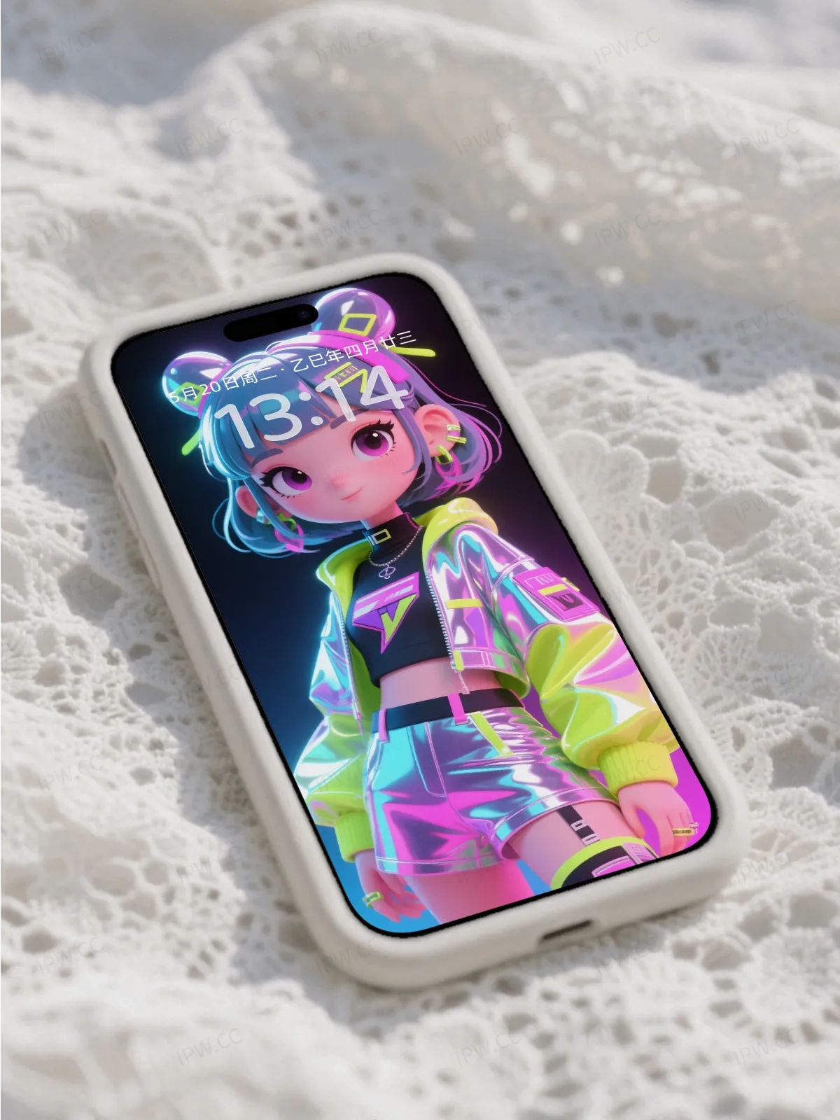  赛博朋克女孩手机高清静态壁纸#20250728165347