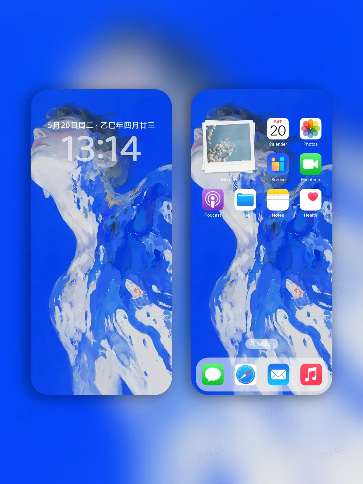 蓝色男人手机高清静态壁纸#20250730140954 1aded4424543319