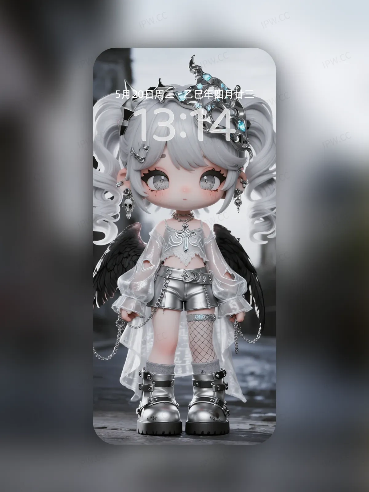 哥特小天使手机高清静态壁纸#20250728162754 1bd2413c77dd7cb