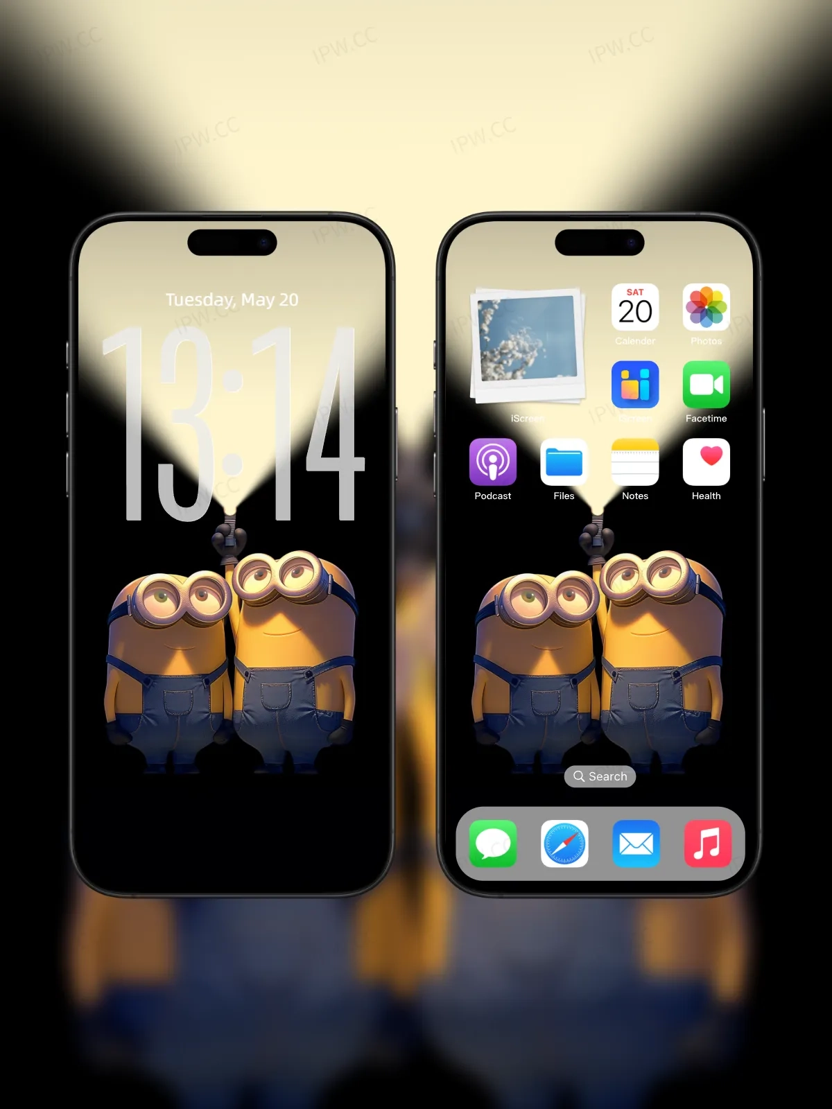 小黄人开灯壁纸高清苹果手机实况壁纸#20250724011343 2350c33c4e7404b