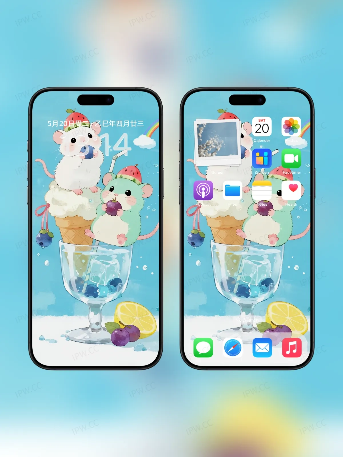 老鼠甜筒酒杯手机高清静态壁纸#20250728172008 26b8261cbf66e5b