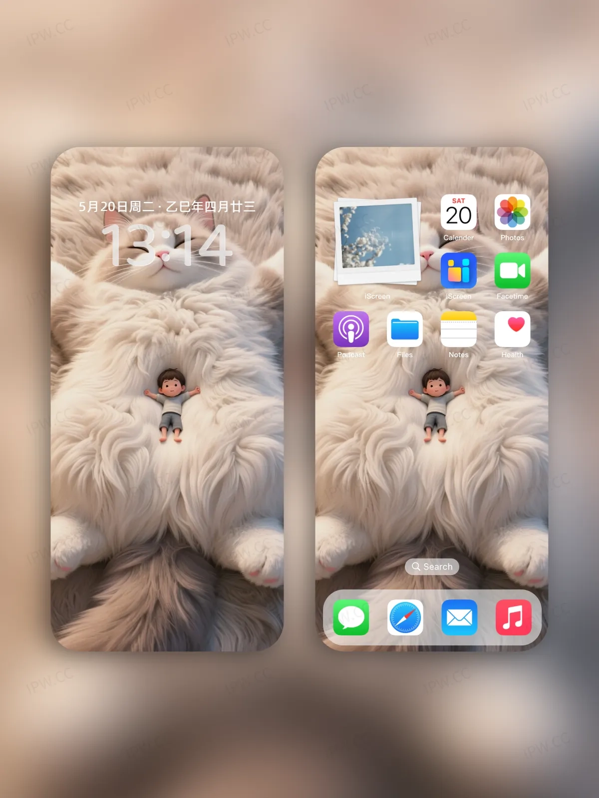 男孩躺在猫身上手机高清静态壁纸#20250728165531 2805b2e0b03e81b