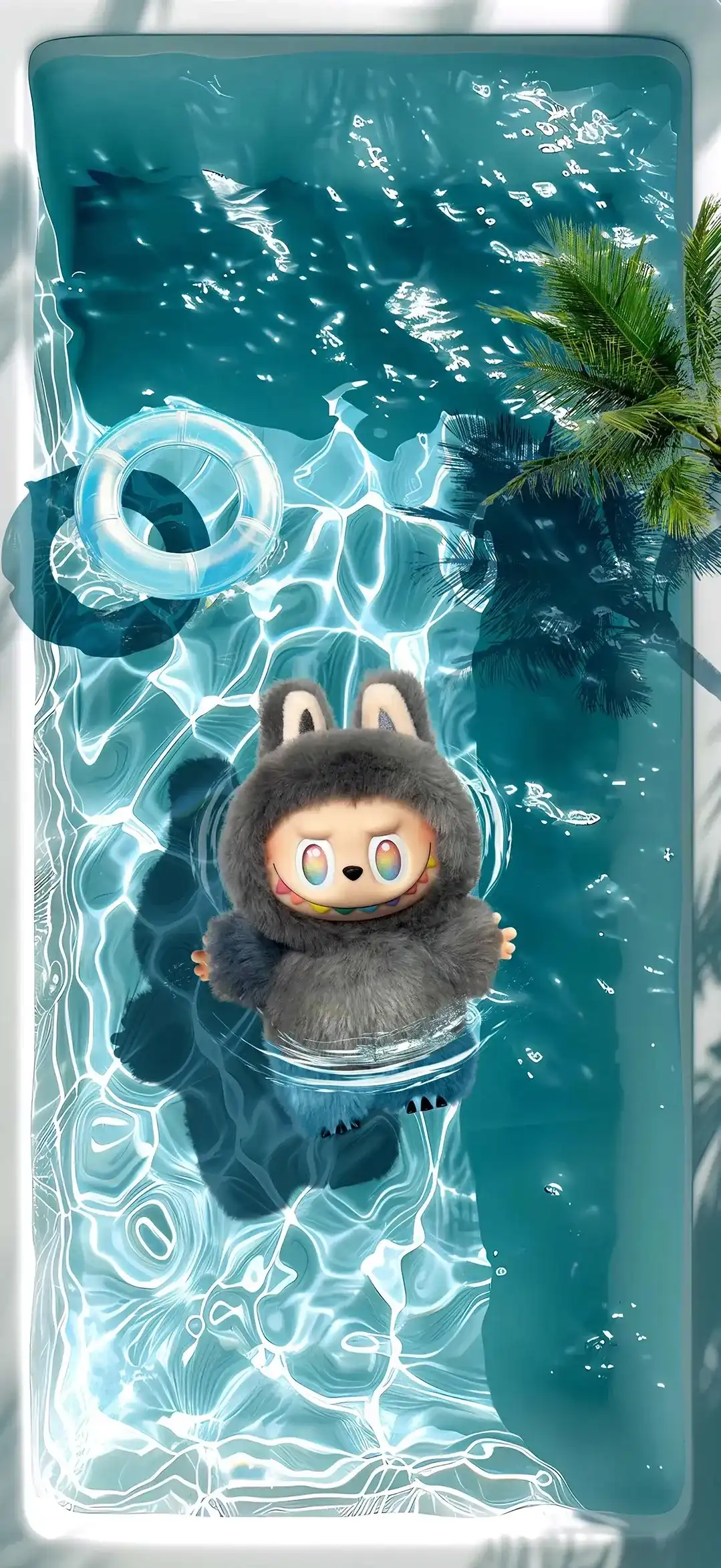 拉布布游泳池手机高清动态静态壁纸#20250725134248