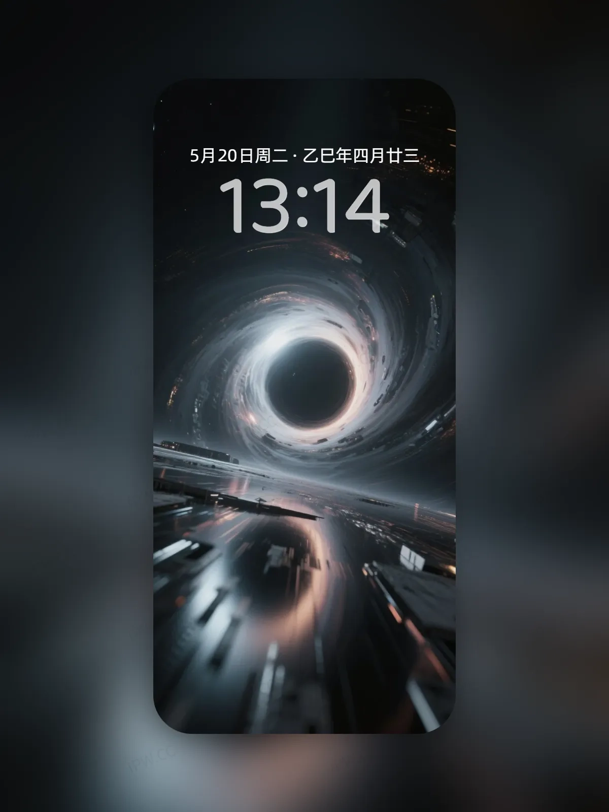 宇宙黑洞手机高清静态壁纸#20250728172610 2d18c8bd055b87b