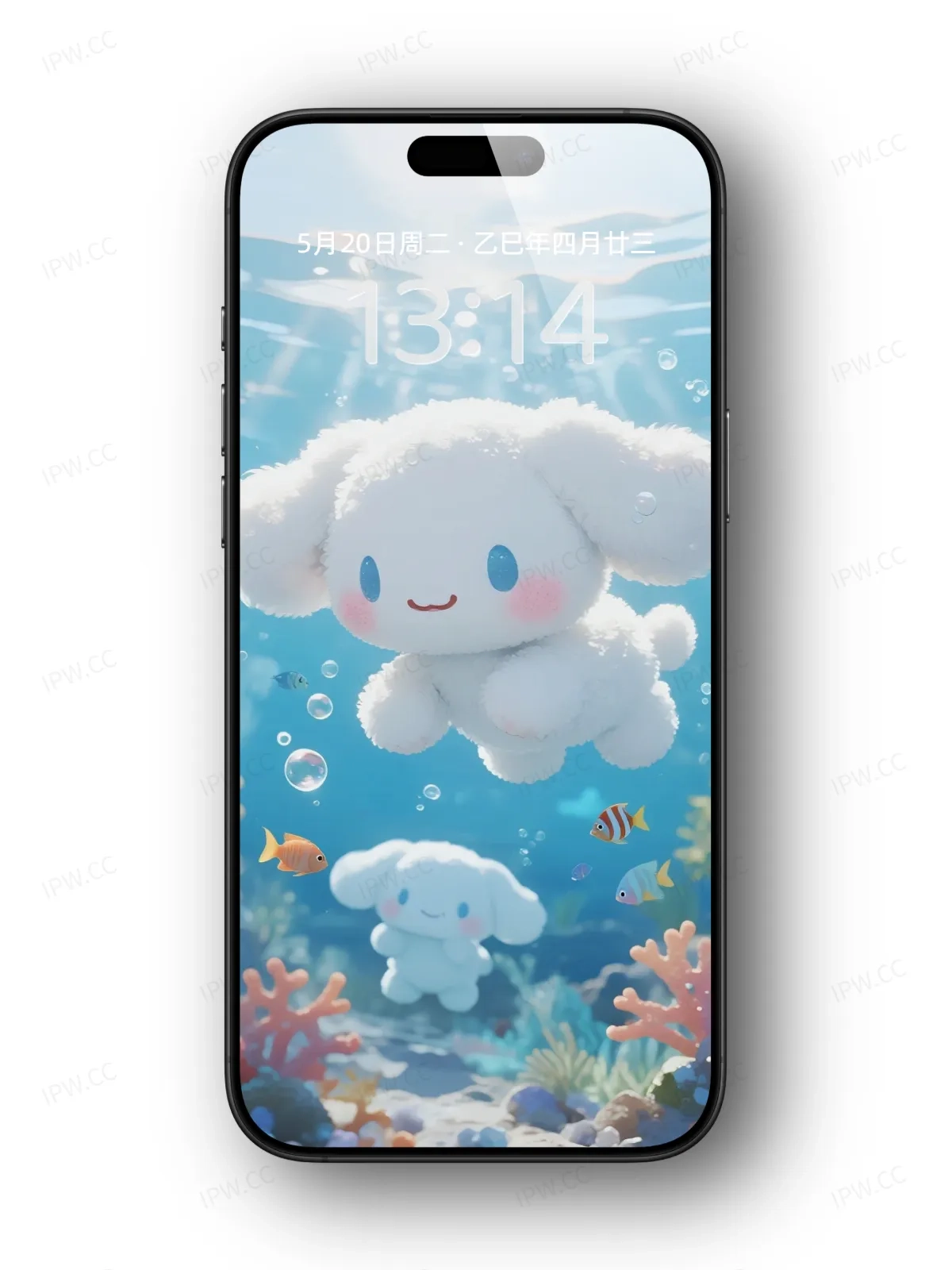 小白狗潜水手机高清静态壁纸#20250728173252 2df1cab6a7ee2ba