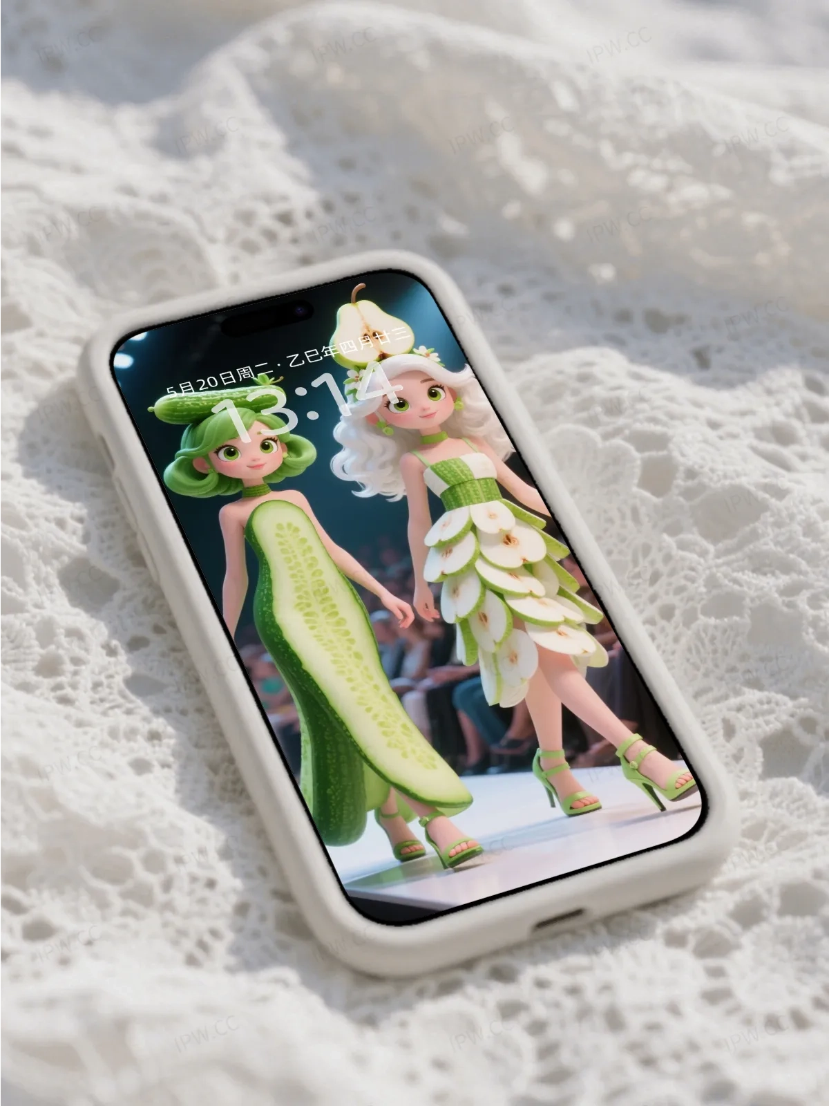 爱莎公主水果系列手机高清静态壁纸#20250728163929 304d7bbbfd5f6c3