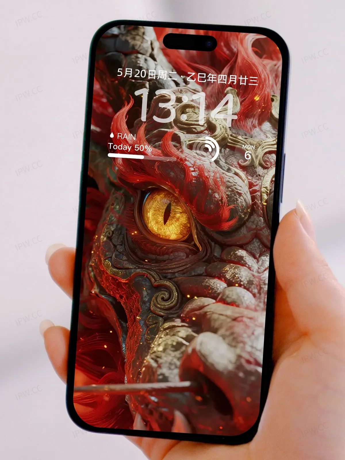 红色中国龙手机高清静态壁纸#20250730141903 31c5bdb44ae8319