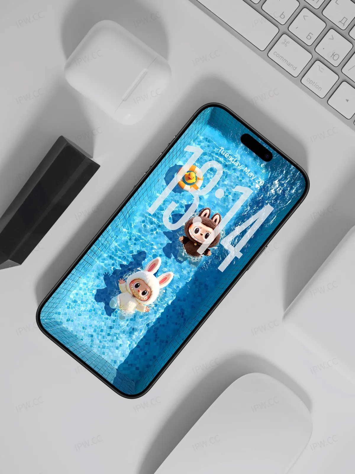 拉布布泳池手机高清动态静态壁纸#20250725121940 3484e242f7b6467