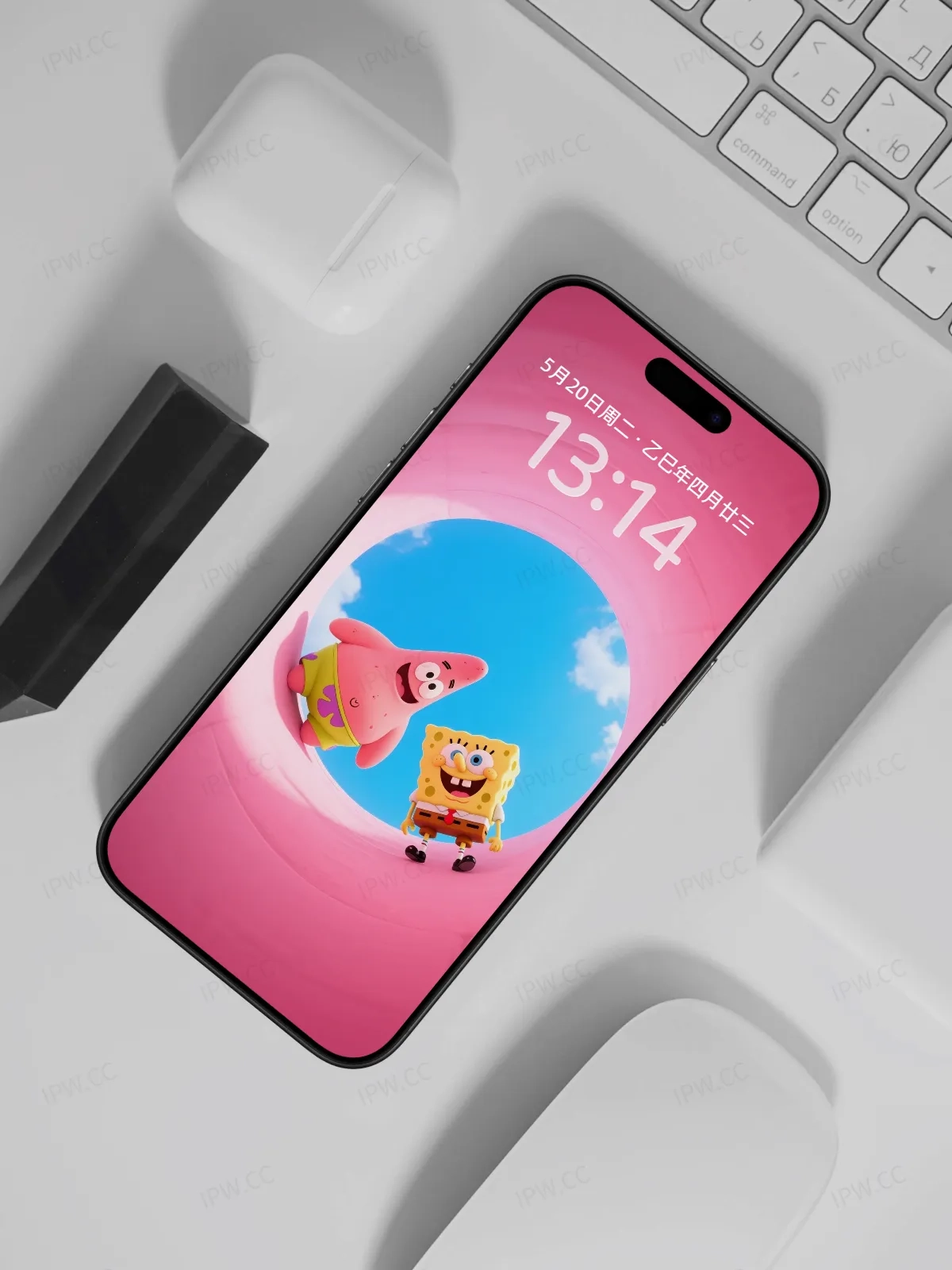 海绵宝宝与派大星手机高清静态壁纸#20250728171029 384c70f672bbcc3