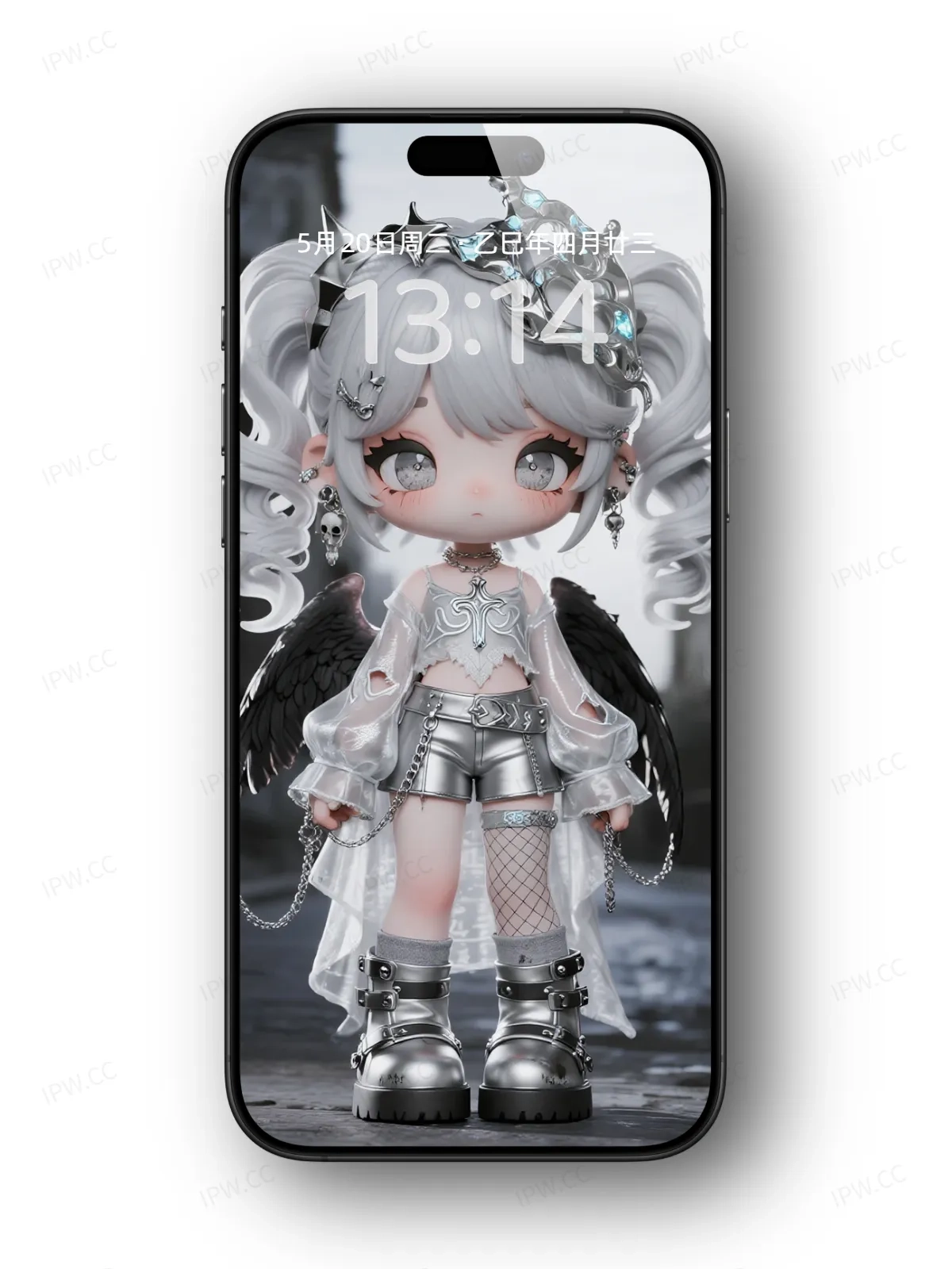 哥特小天使手机高清静态壁纸#20250728162754 38c130c9ac05e31