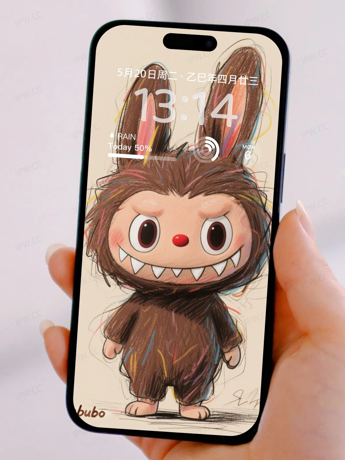 彩铅拉布布手机高清静态壁纸#20250728162942 396ec780893a43e