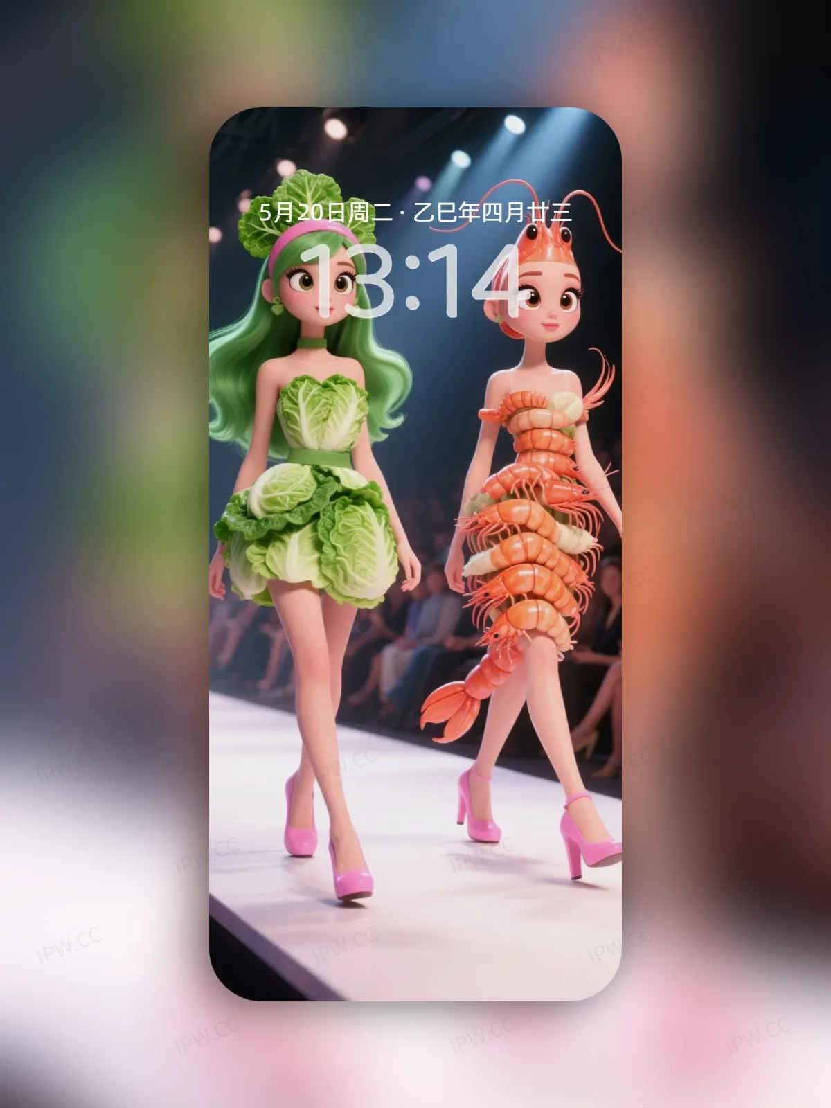 爱莎公主蔬菜系列手机高清静态壁纸#20250728170754 39a8edd9a1d3843