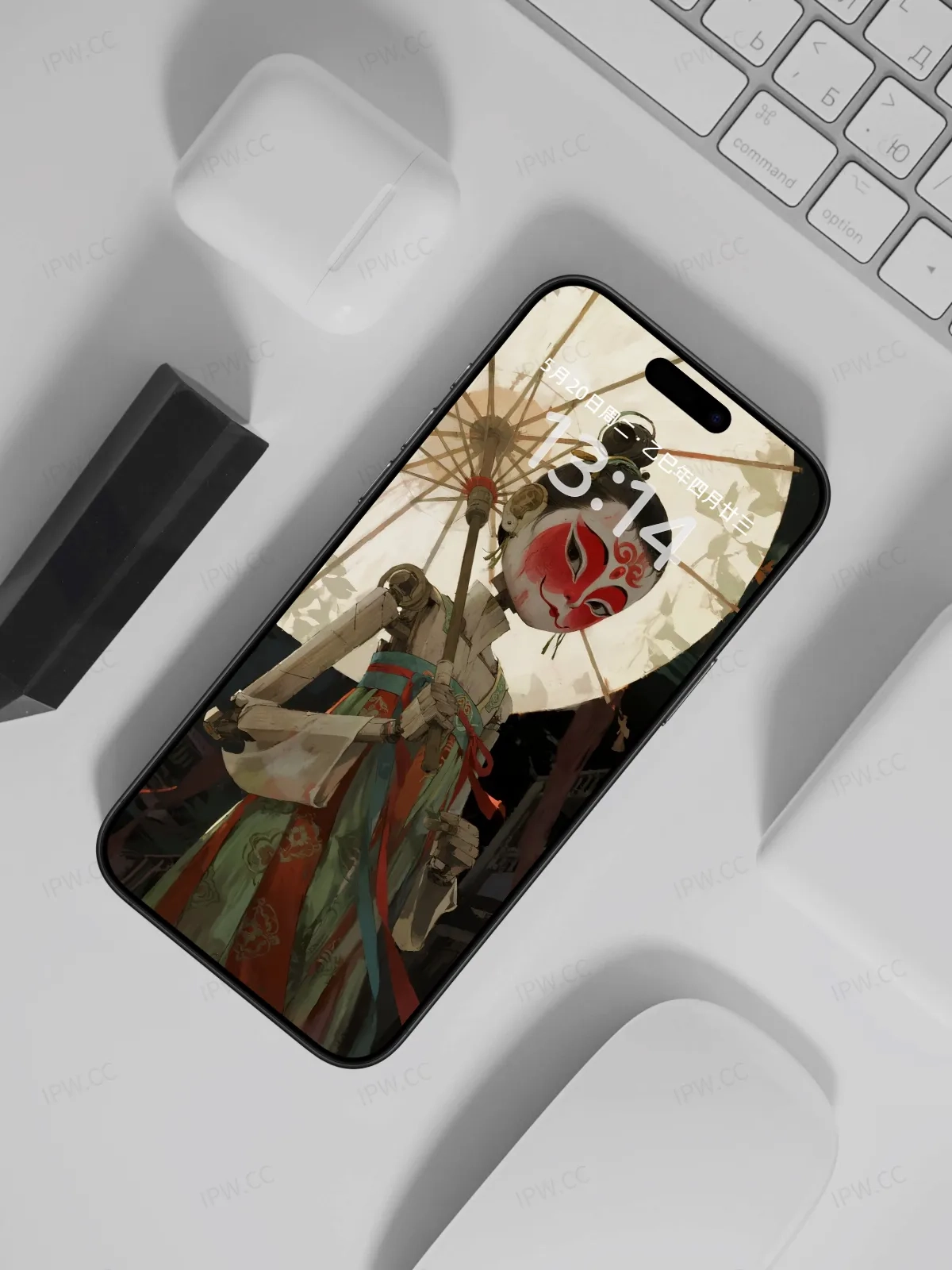 京剧脸谱玩偶手机高清静态壁纸#20250728164902 39d53286fbfd33b