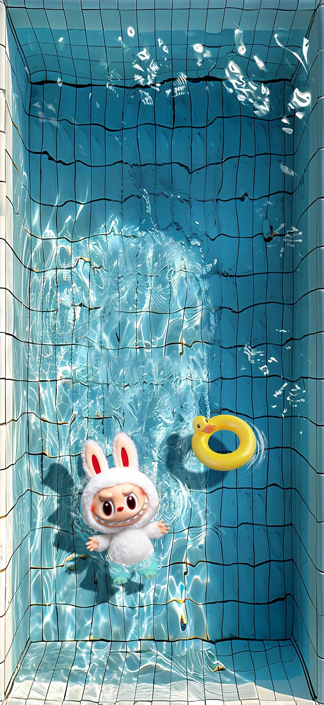 拉布布游泳池手机高清动态静态壁纸#20250725134237