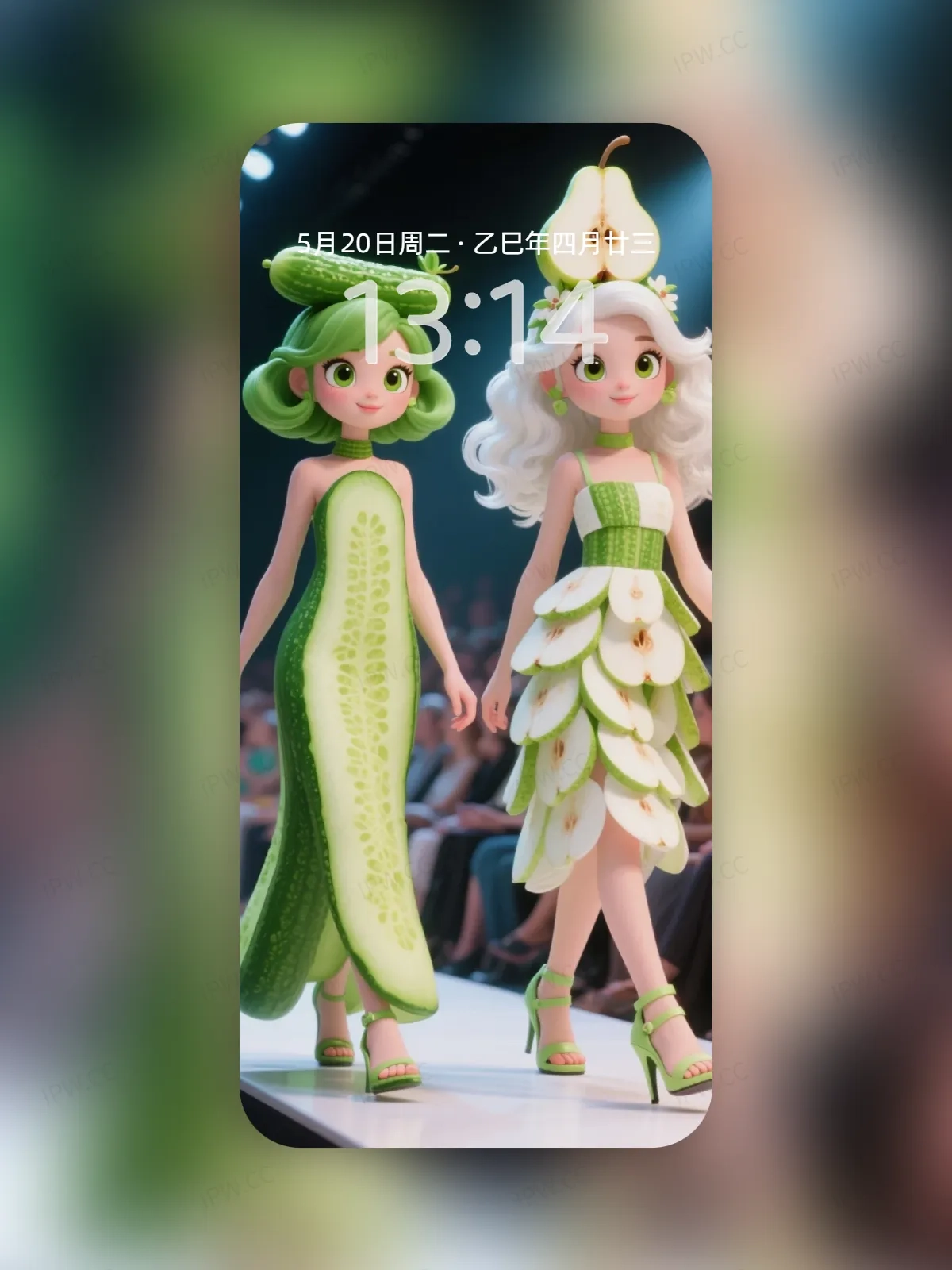 爱莎公主水果系列手机高清静态壁纸#20250728163929 3c427ef0056208b