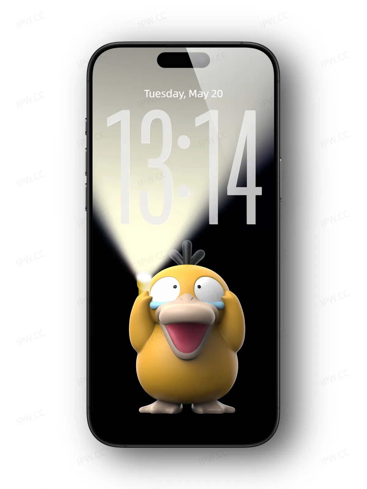 可达鸭开灯壁纸高清苹果手机实况壁纸#20250723220912