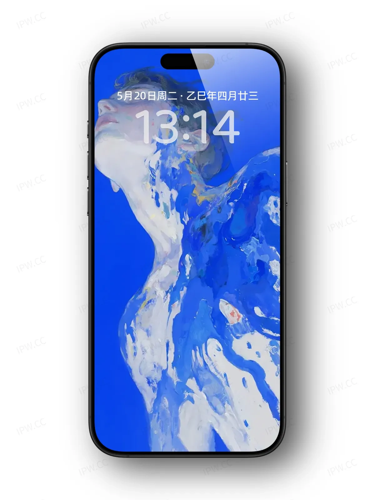 蓝色男人手机高清静态壁纸#20250730140954 4060616665599c1