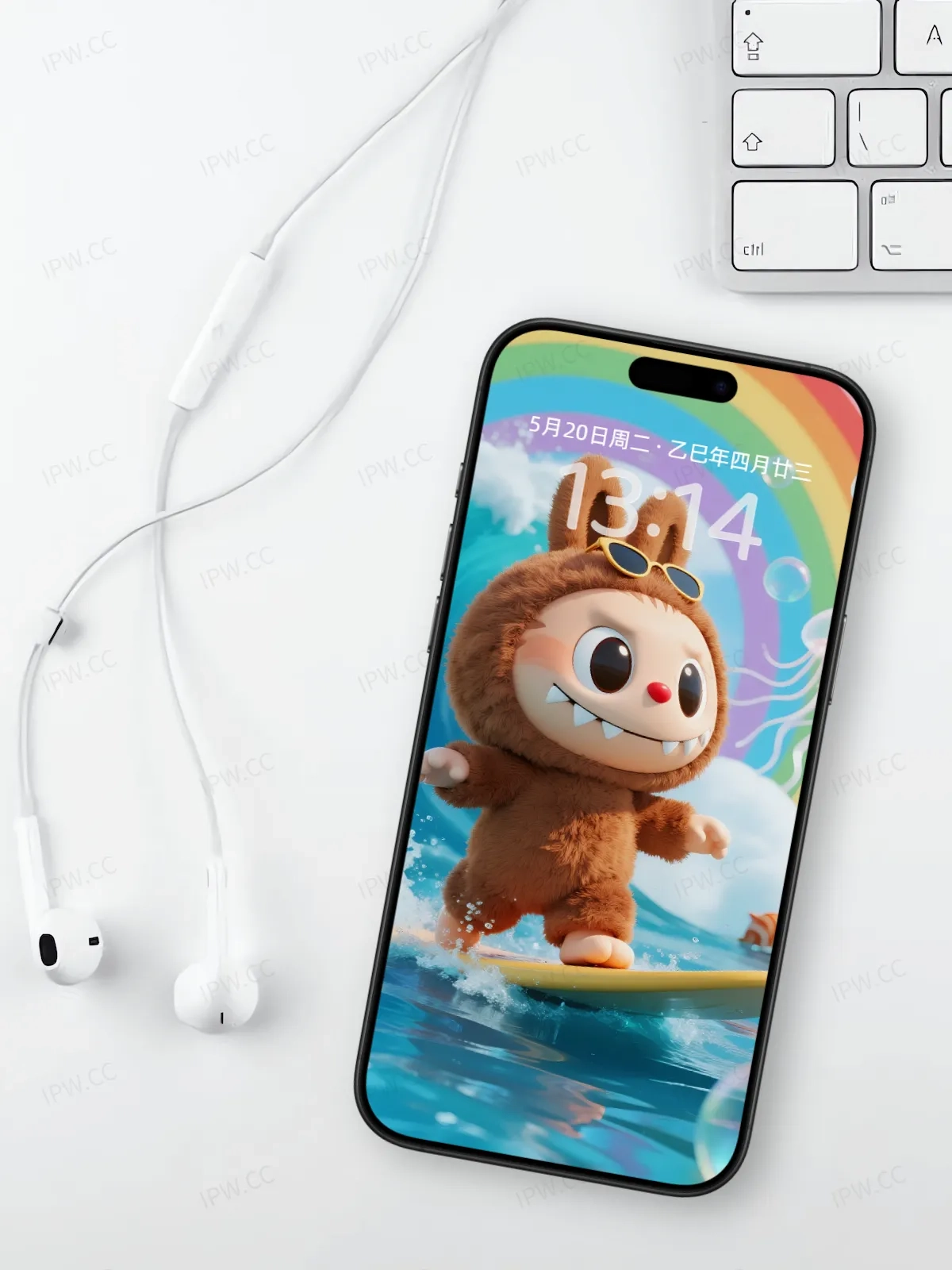 拉布布冲浪滑板手机高清静态壁纸#20250728172206 42abf0e7435b6bc