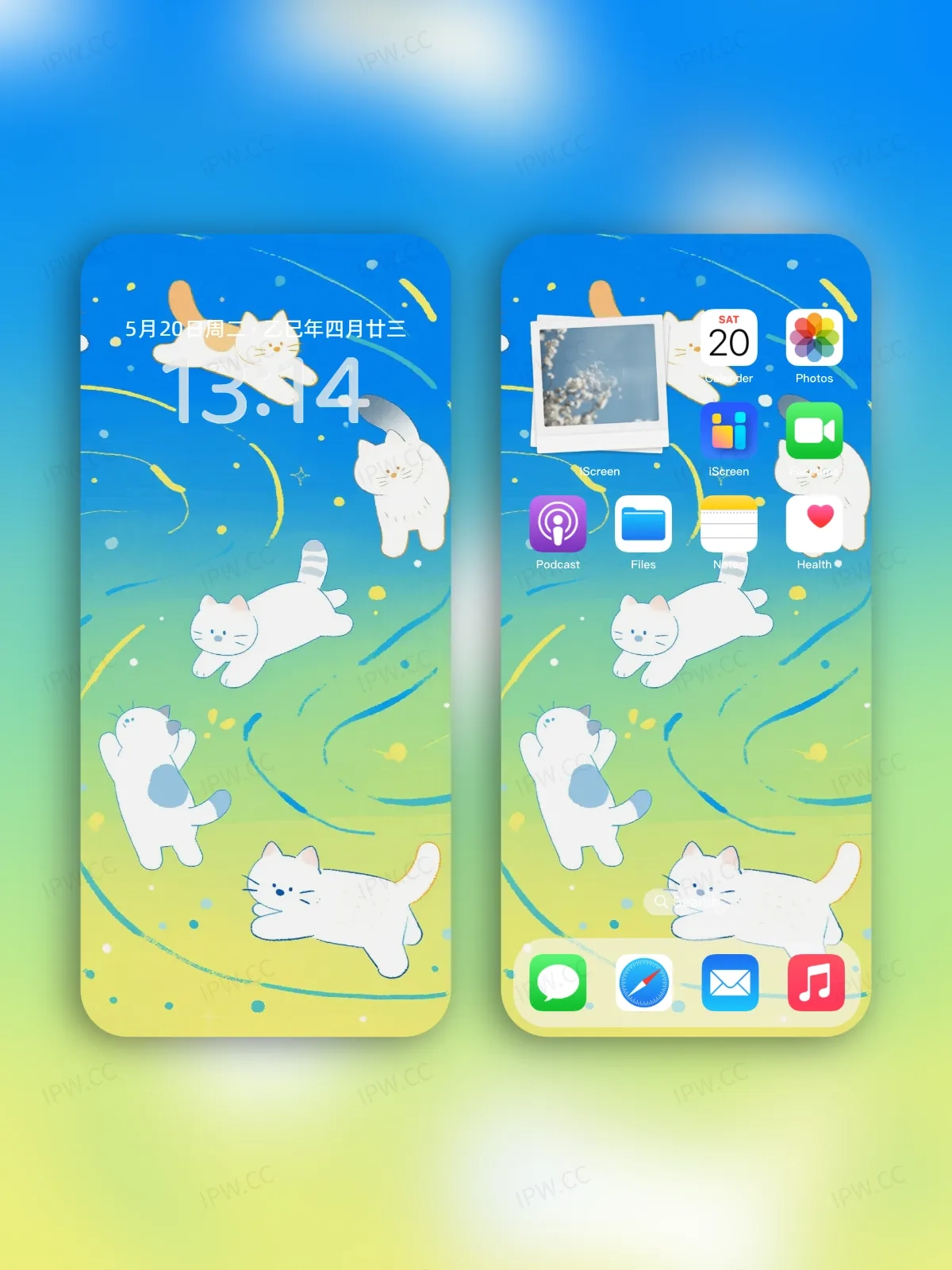 猫咪追逐手机高清静态壁纸#20250728172041 439dcc350213df7