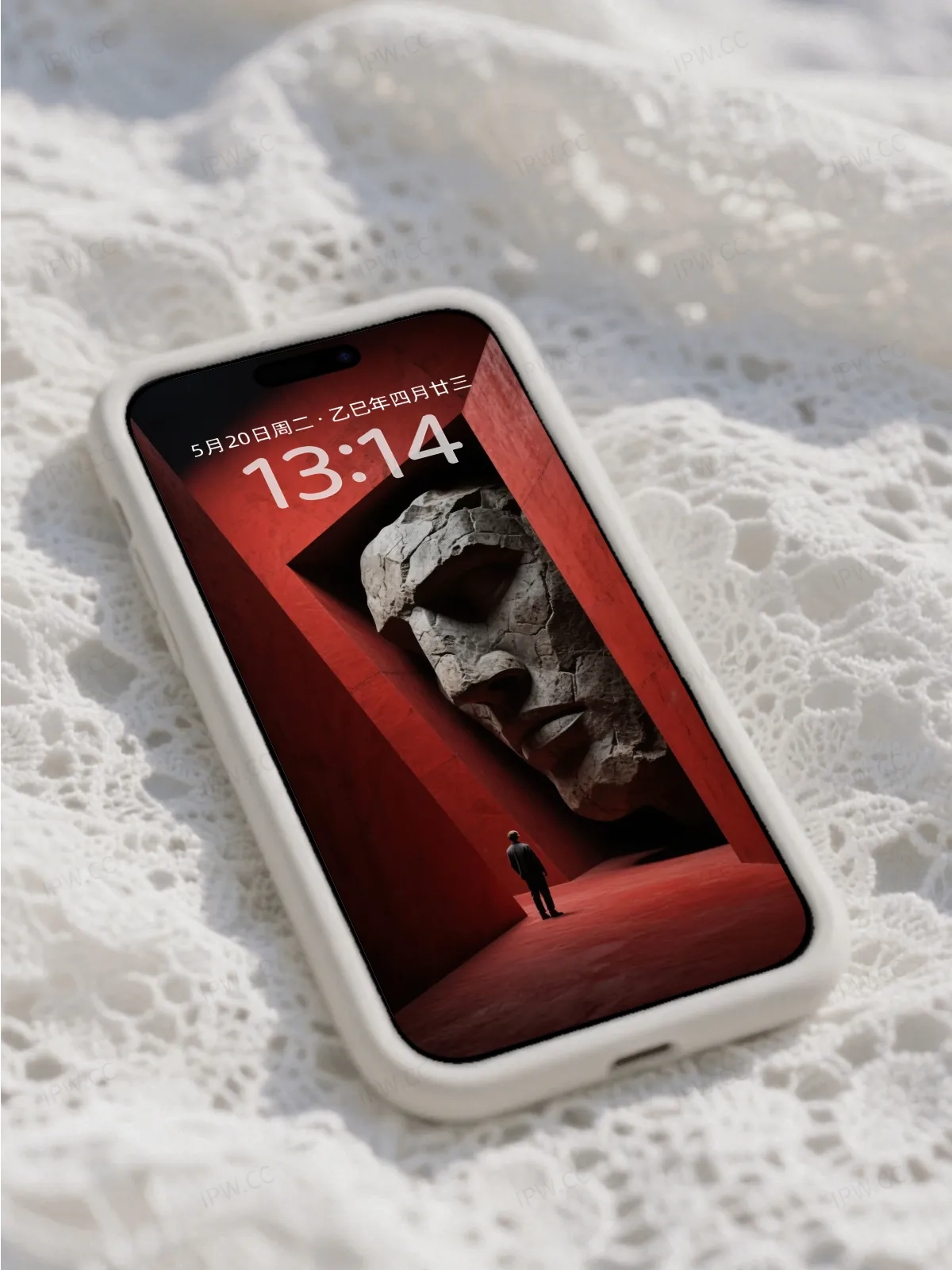 雕塑人头像手机高清静态壁纸#20250728170248 4701f7e58d3ca12