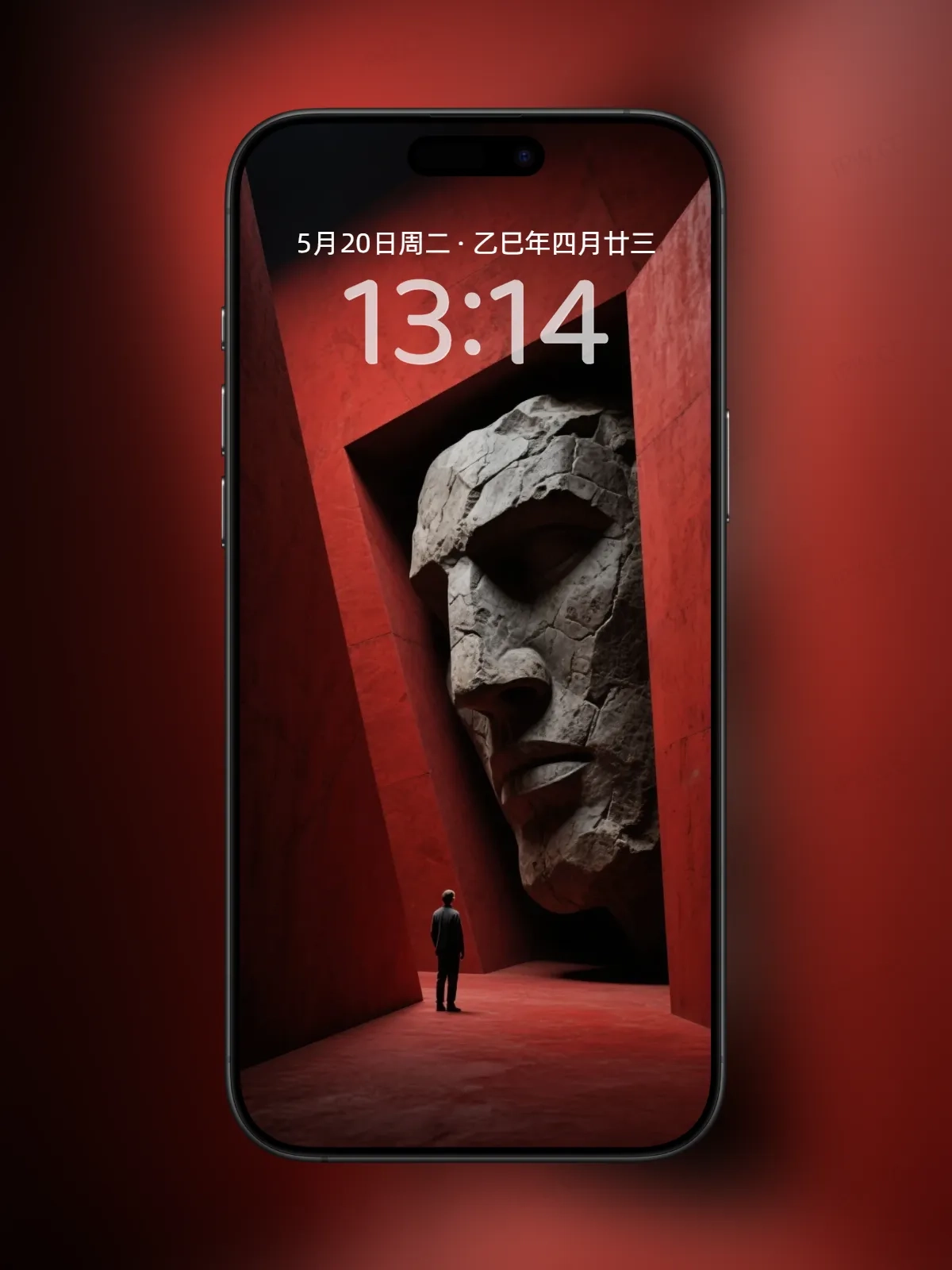 雕塑人头像手机高清静态壁纸#20250728170248