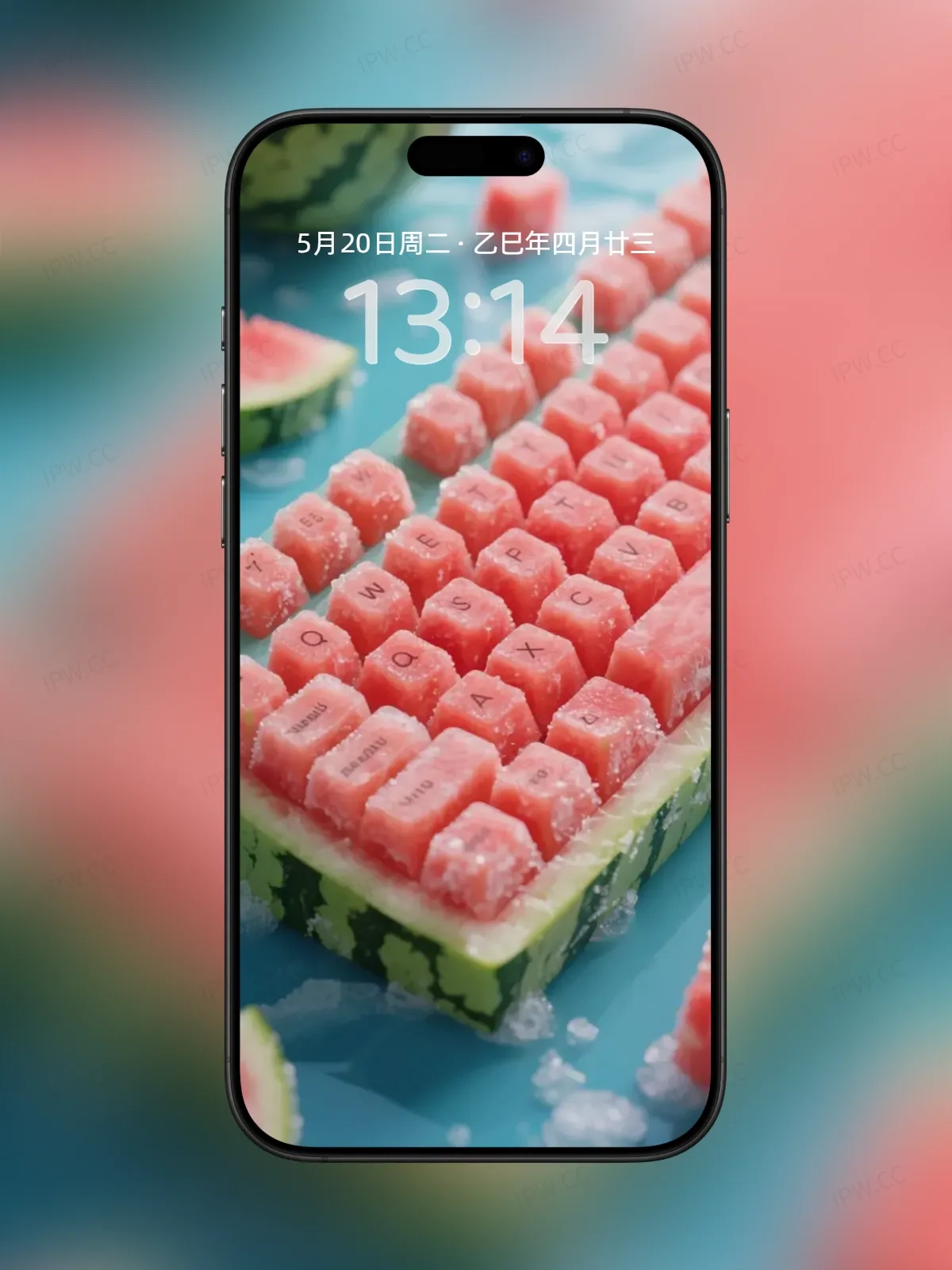 西瓜键盘手机高清静态壁纸#20250730141721 4b322b500a32763