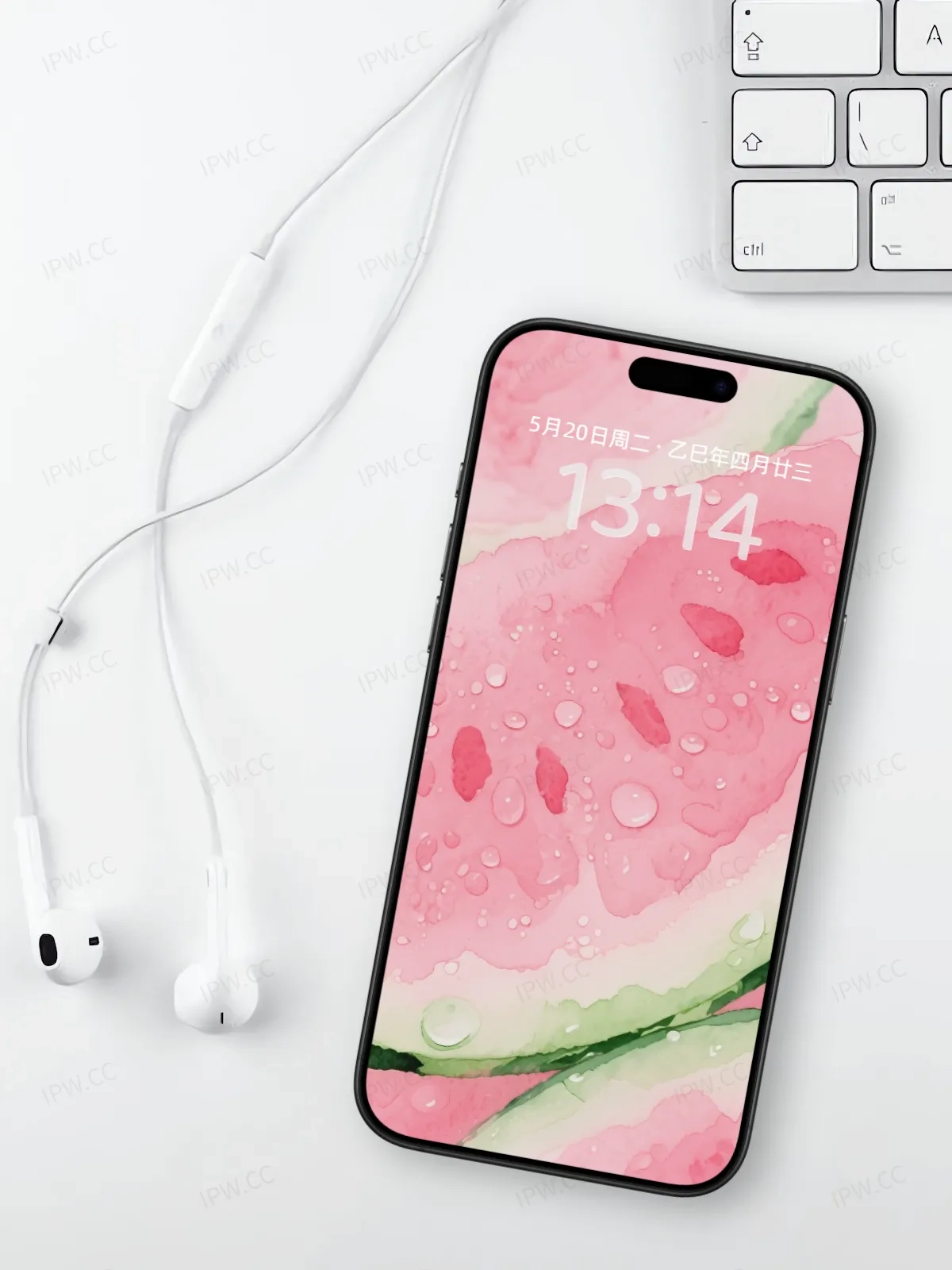 夏日粉色西瓜瓤手机高清静态壁纸#20250728164503 4dab3712e250ced