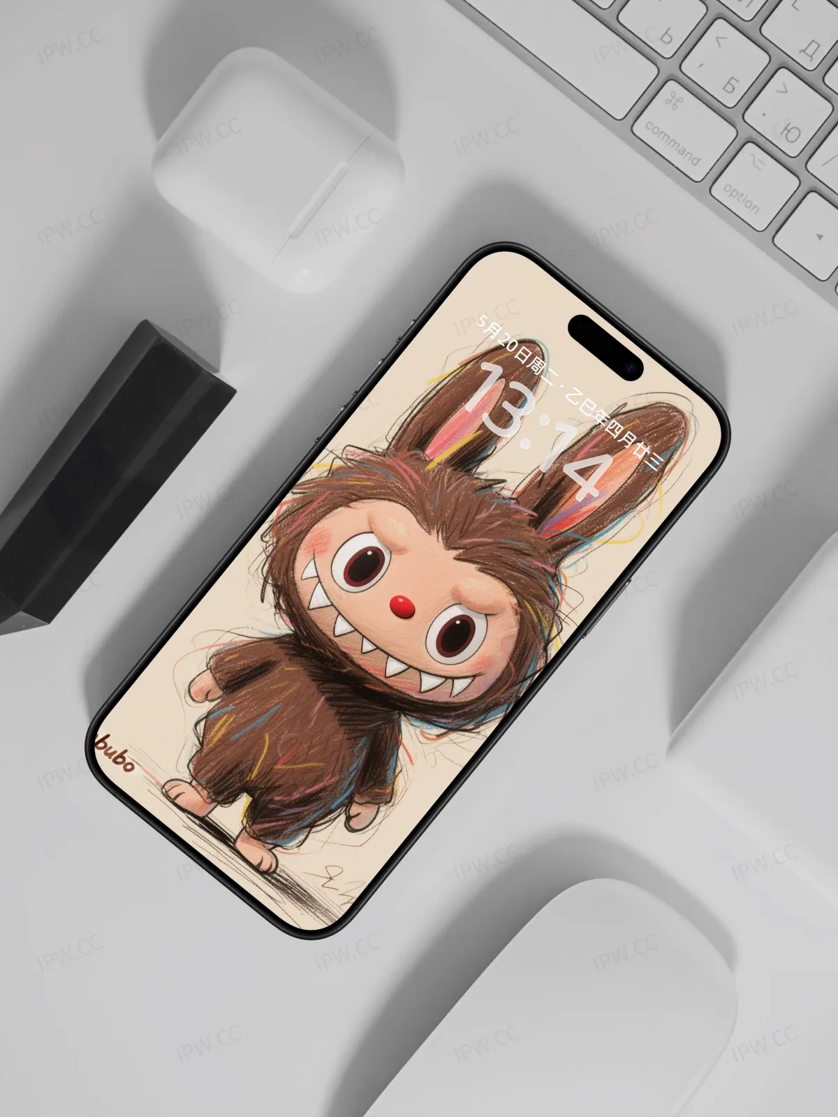 彩铅拉布布手机高清静态壁纸#20250728162942 4fa0aa3d10b0b14