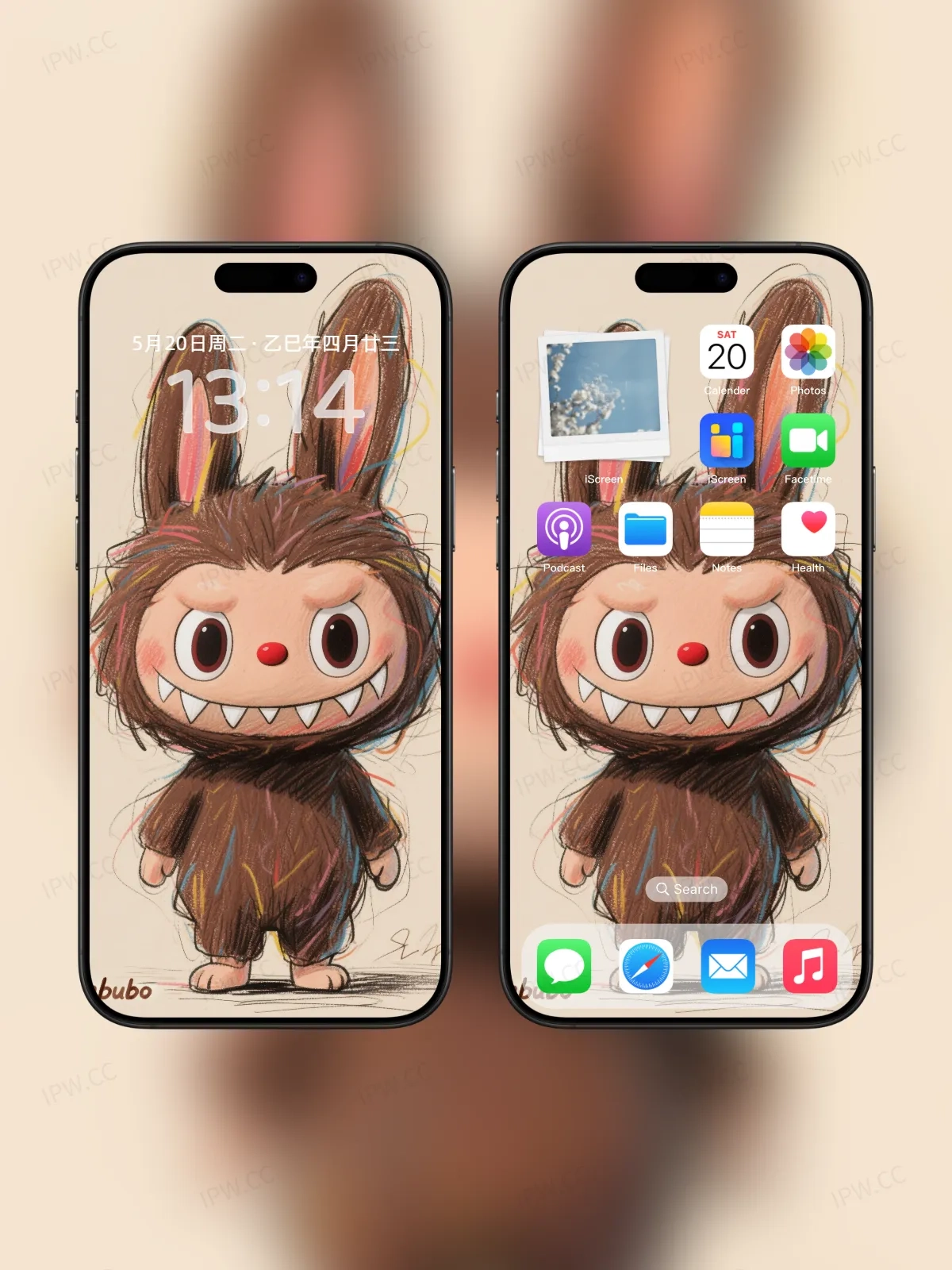 彩铅拉布布手机高清静态壁纸#20250728162942 5190804cacd8de0