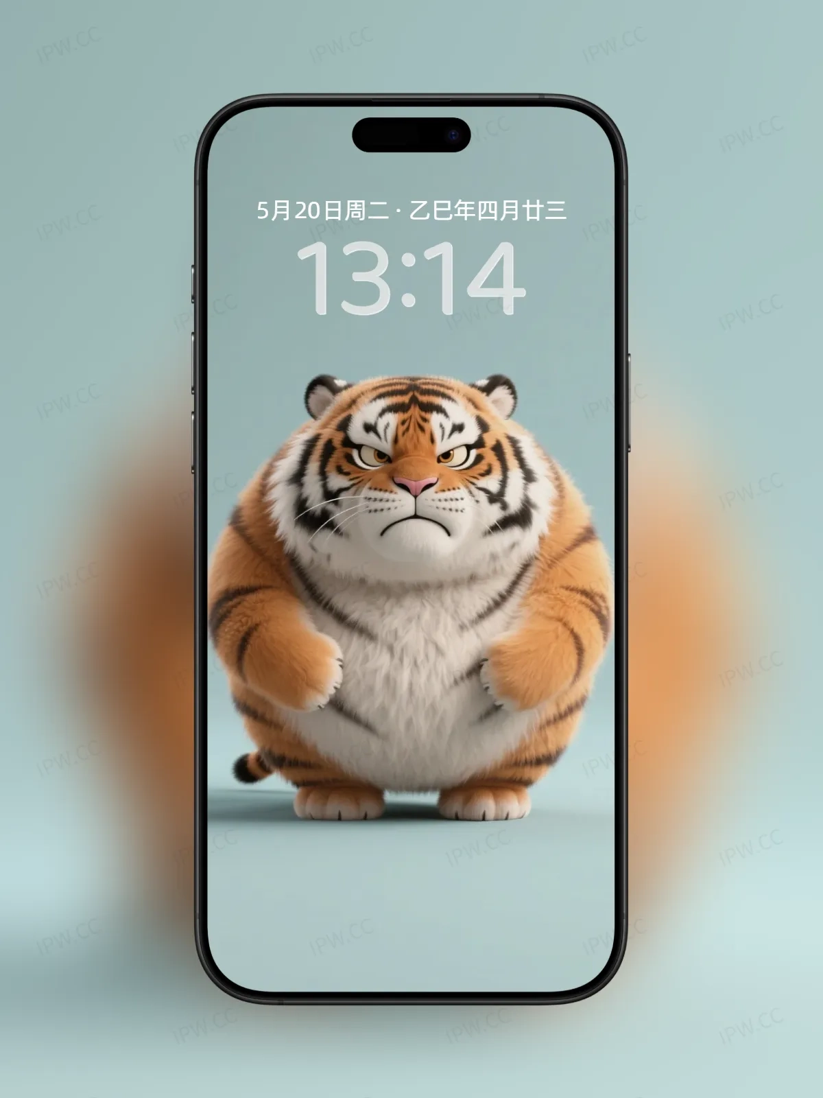 胖老虎手机高清静态壁纸#20250728165216