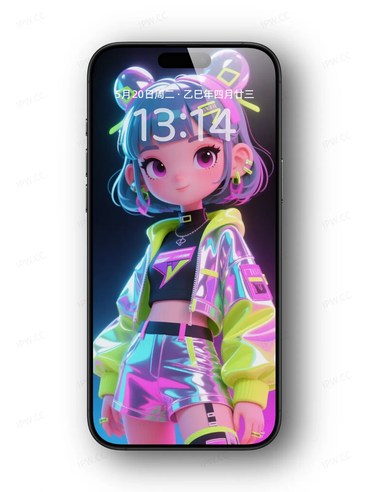 赛博朋克女孩手机高清静态壁纸#20250728165347 5360bc0fb07007f