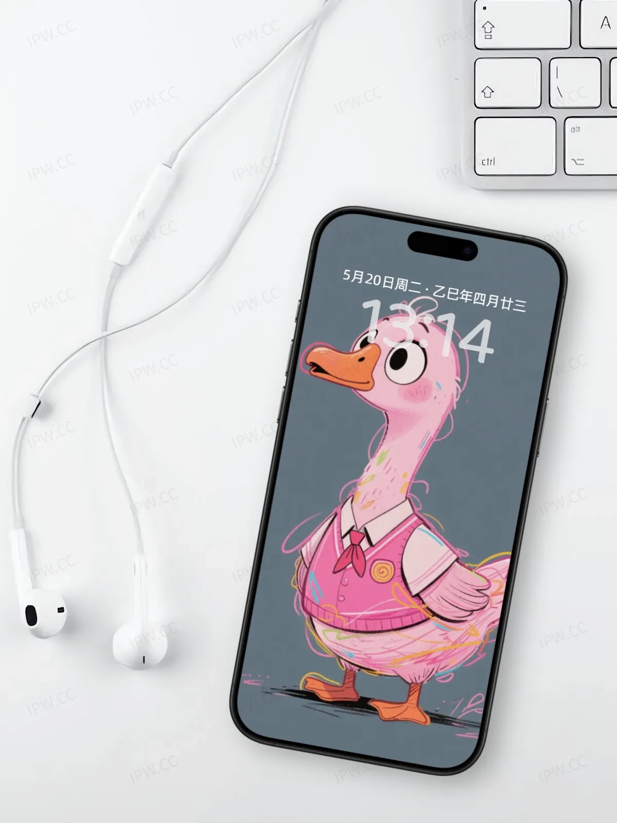 粉色小鸭子手机高清静态壁纸#20250728171449 589efcad0e532ba