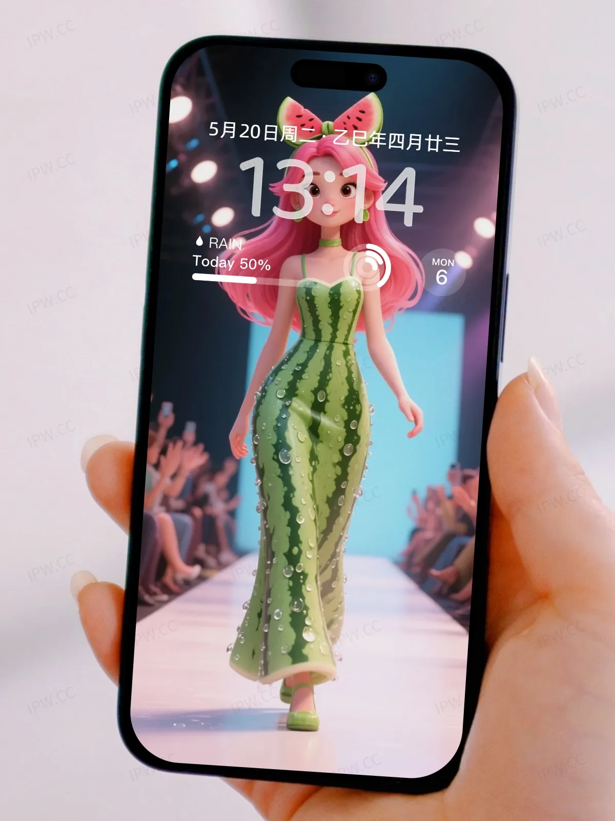 爱莎公主水果系列手机高清静态壁纸#20250728164947 59634e72085433f