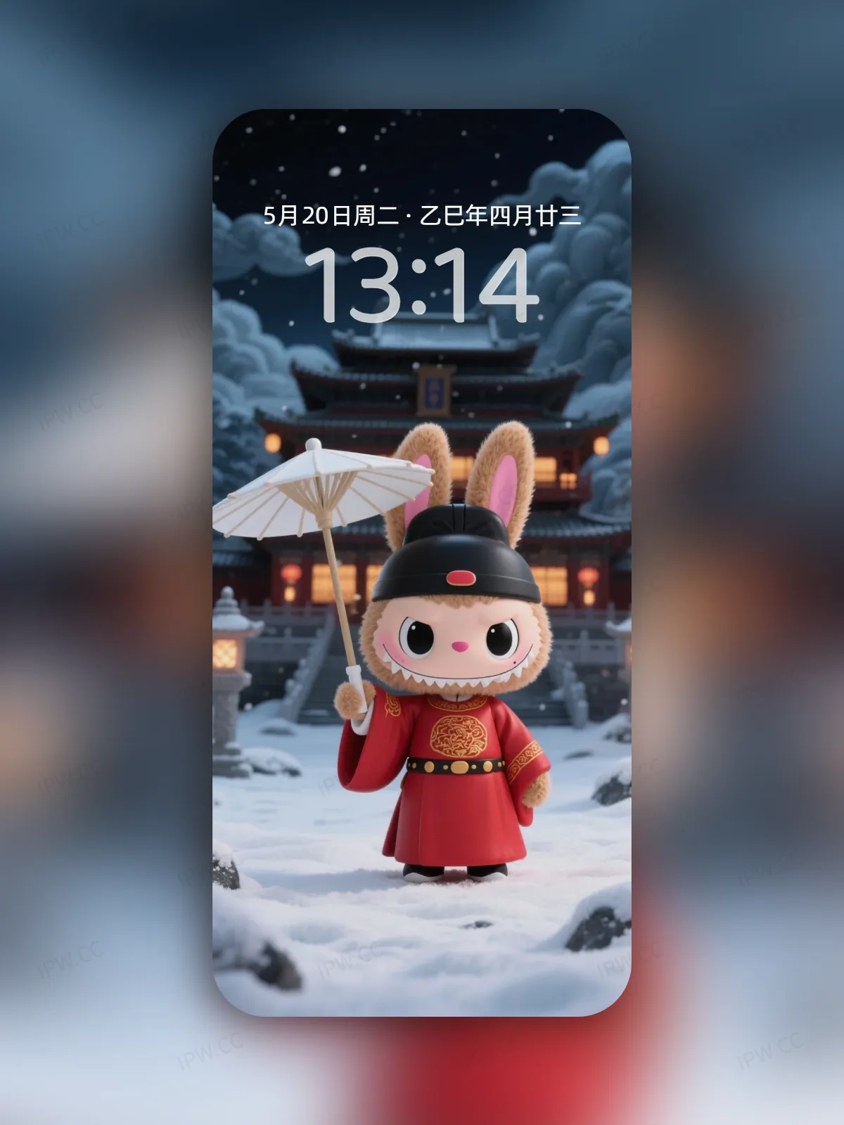 拉布布古代朝服手机高清静态壁纸#20250728172354 59faa022a76d416